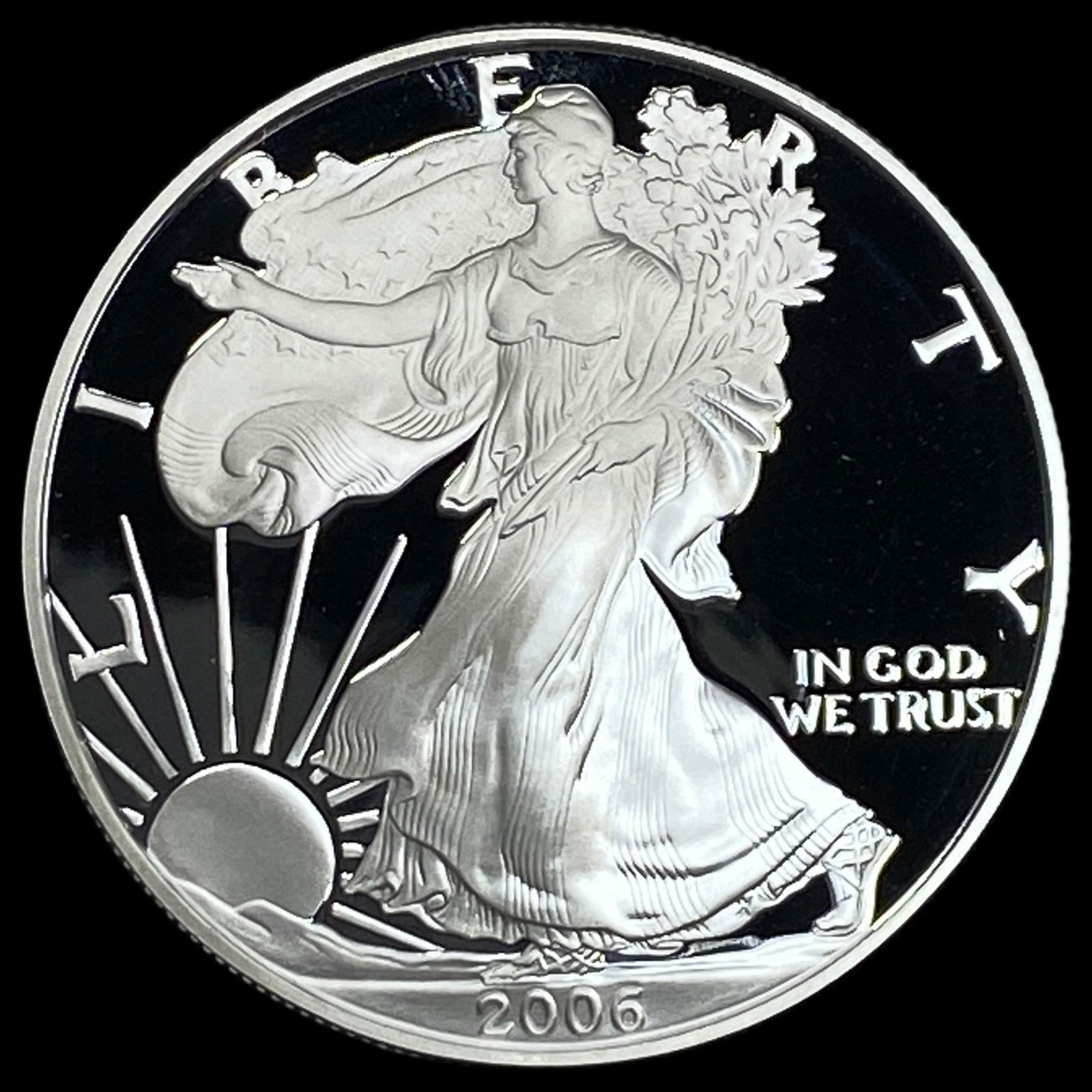 2006-W Silver American Eagle $1 GEM PROOF (1 of 2)