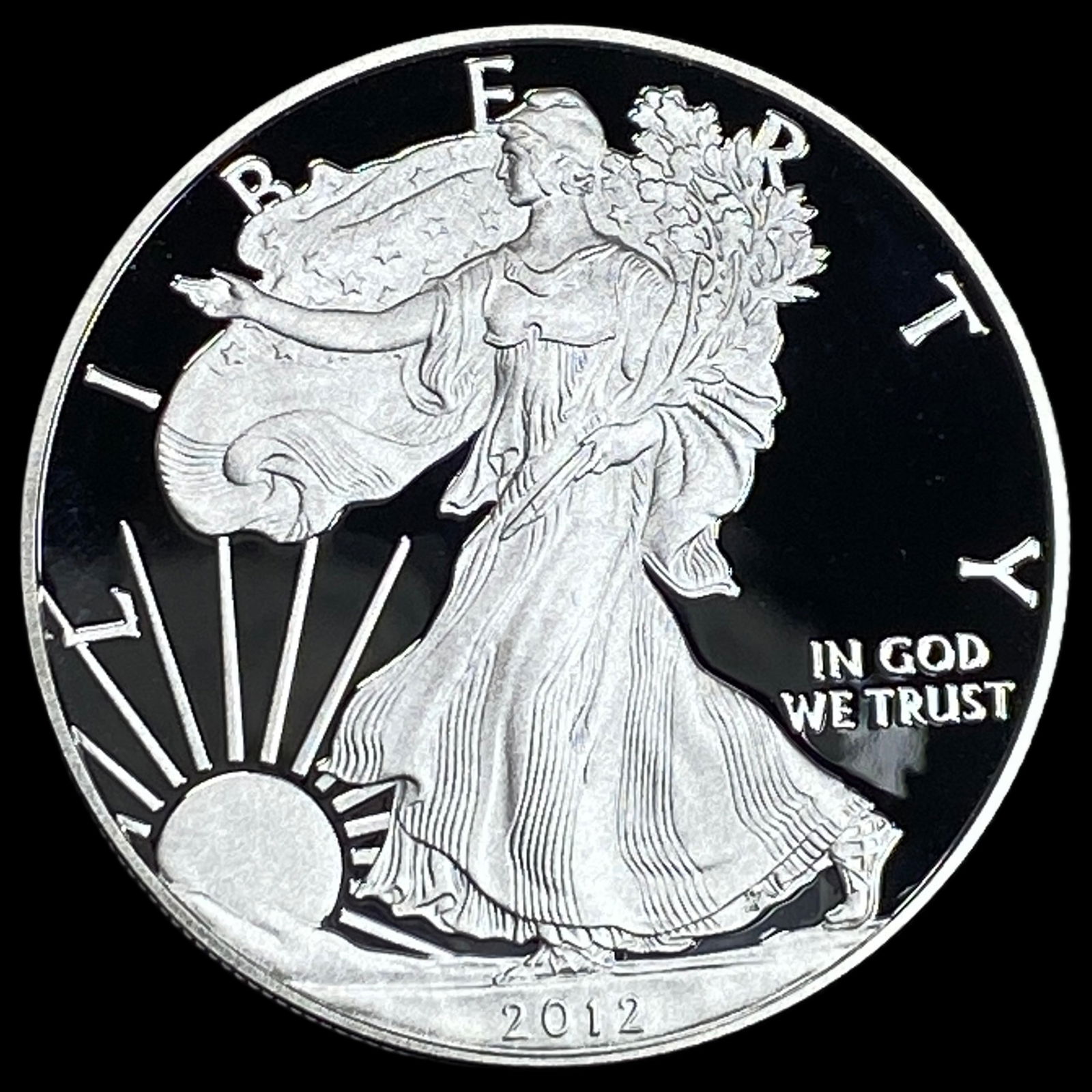 2012-S Silver American Eagle $1 GEM PROOF (1 of 2)