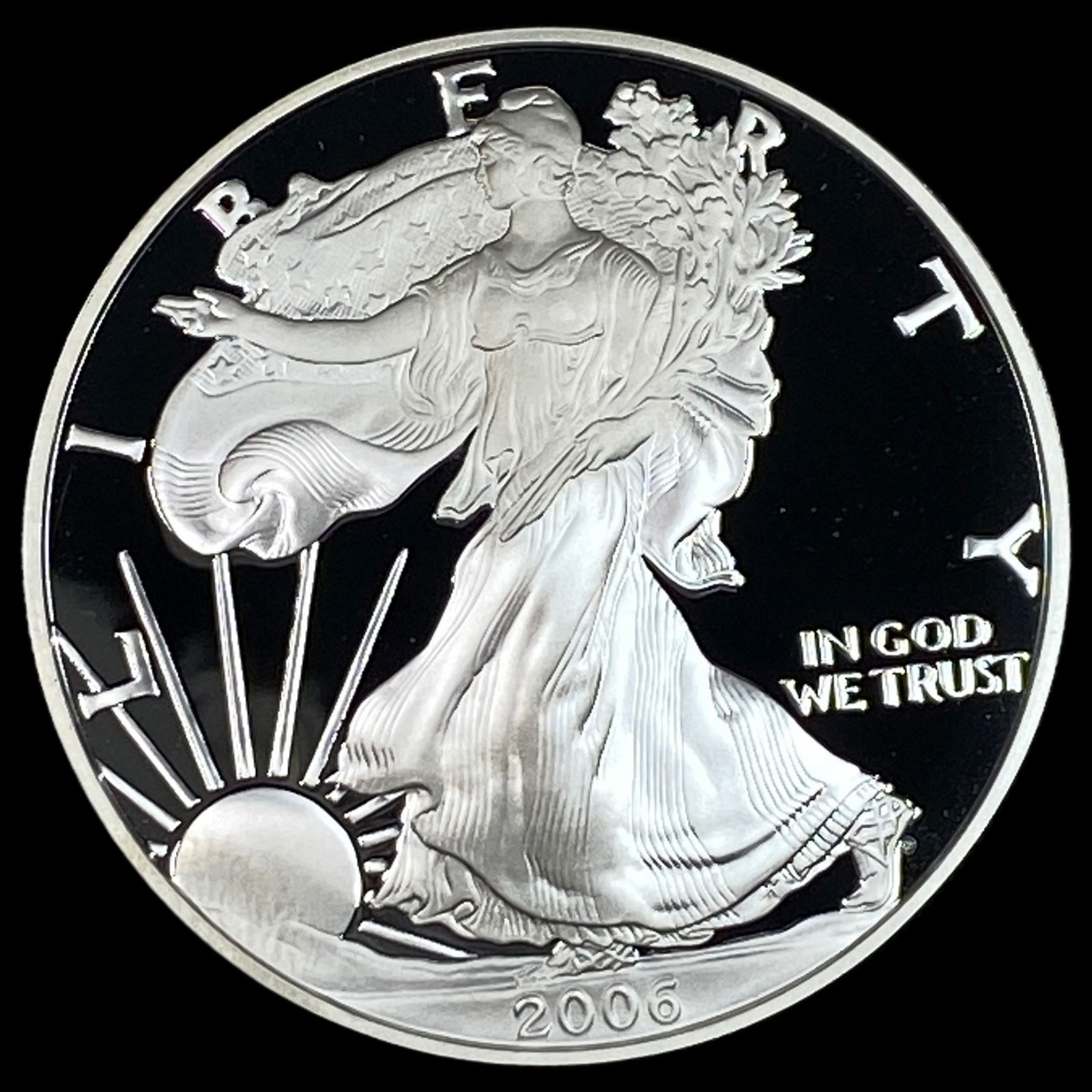 2006-W Silver American Eagle $1 GEM PROOF (1 of 2)