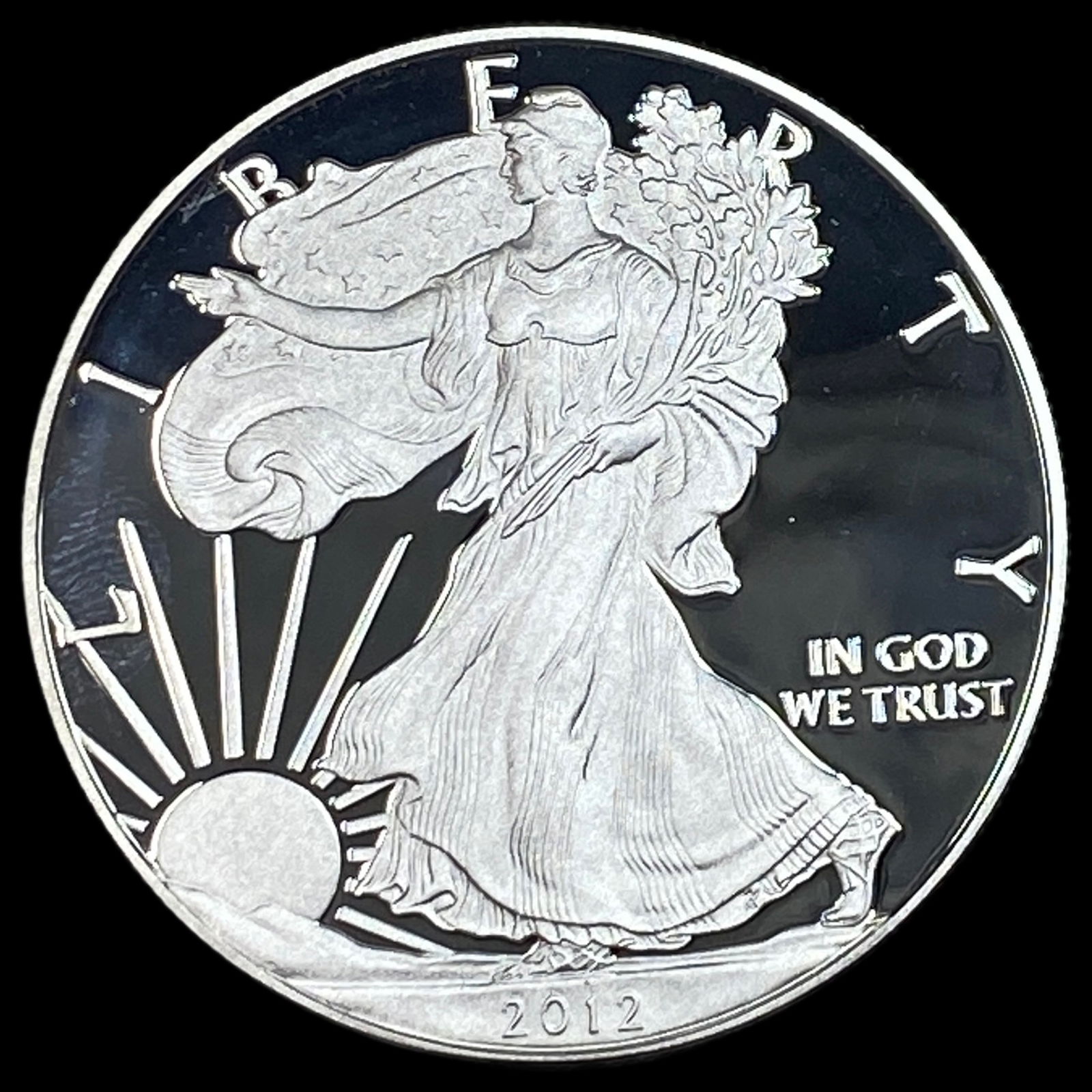 2012-S Silver American Eagle $1 GEM PROOF (1 of 2)