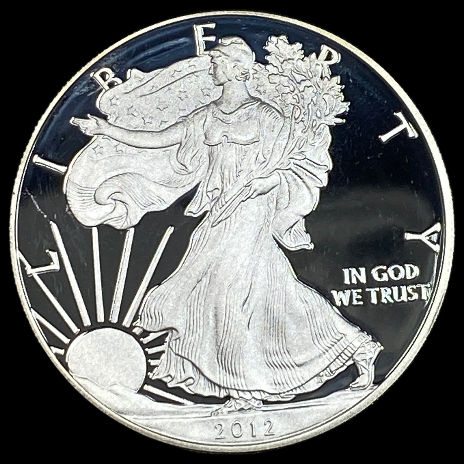 2012-S 1 oz Silver American Eagle GEM PROOF (1 of 2)