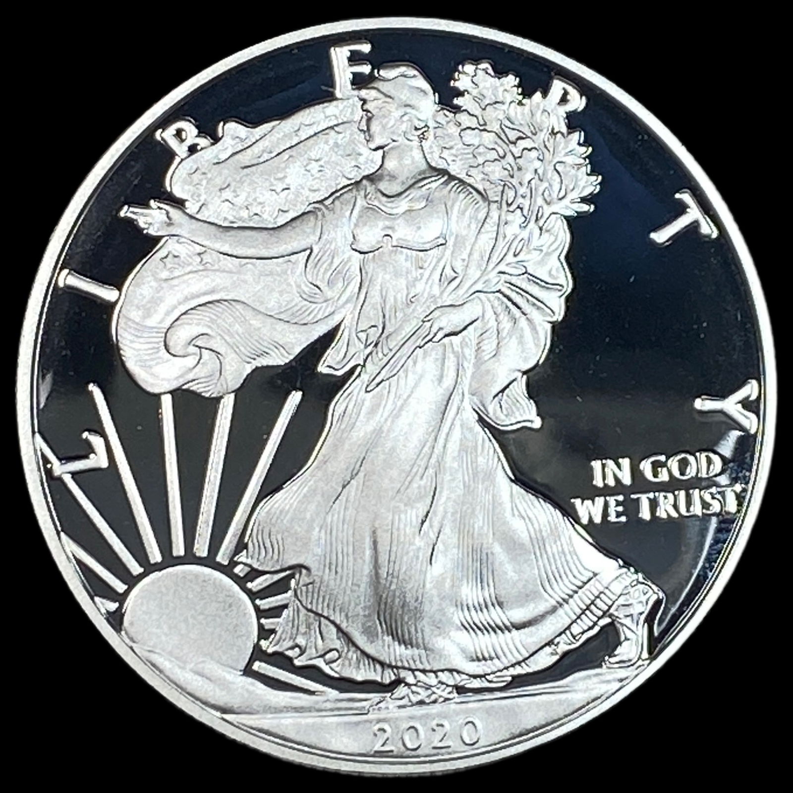 2020-S 1 oz Silver American Eagle GEM PROOF (1 of 2)