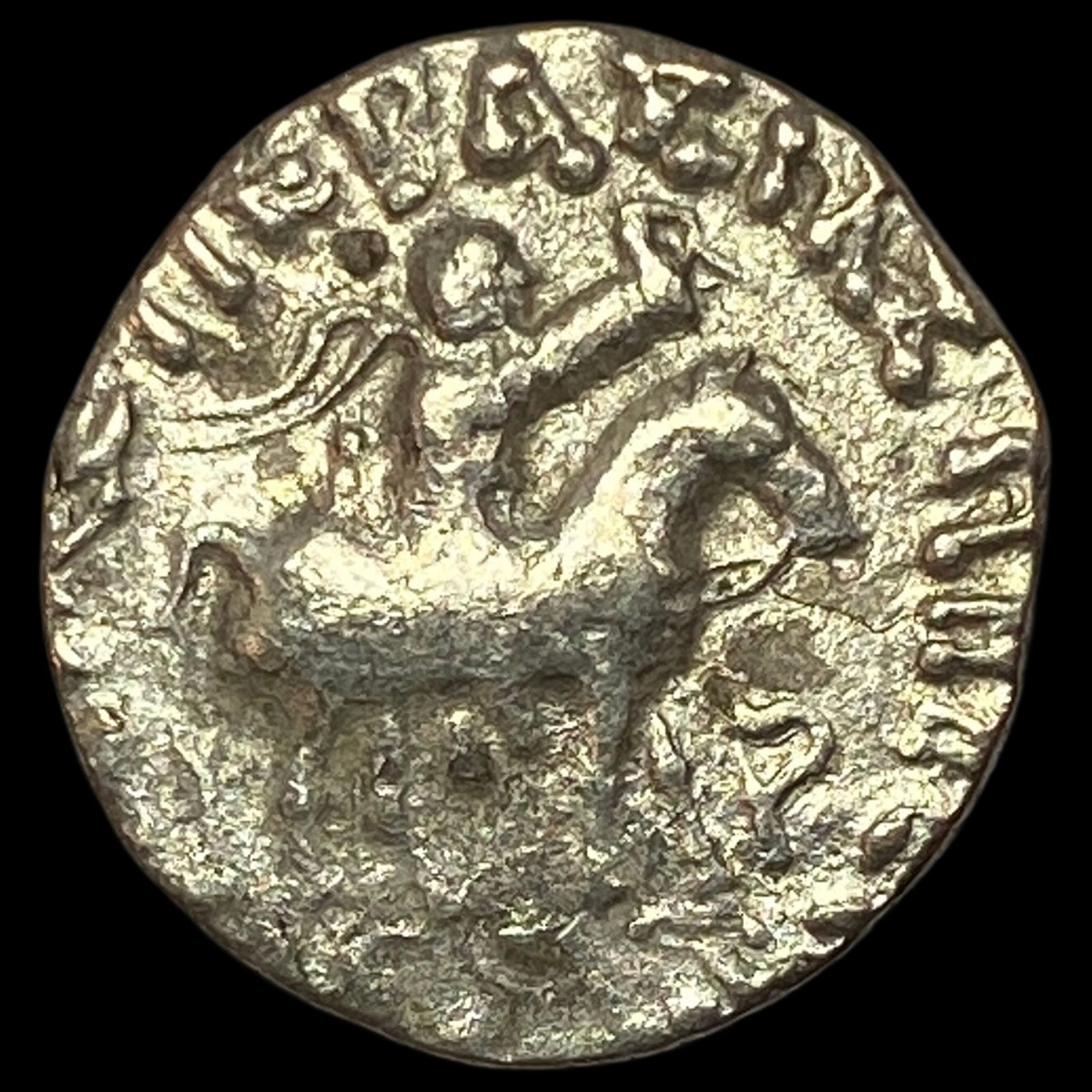 Indo-Scythian 58-12 BC Silver Drachm NEARLY UNCIRCULATED (1 of 2)