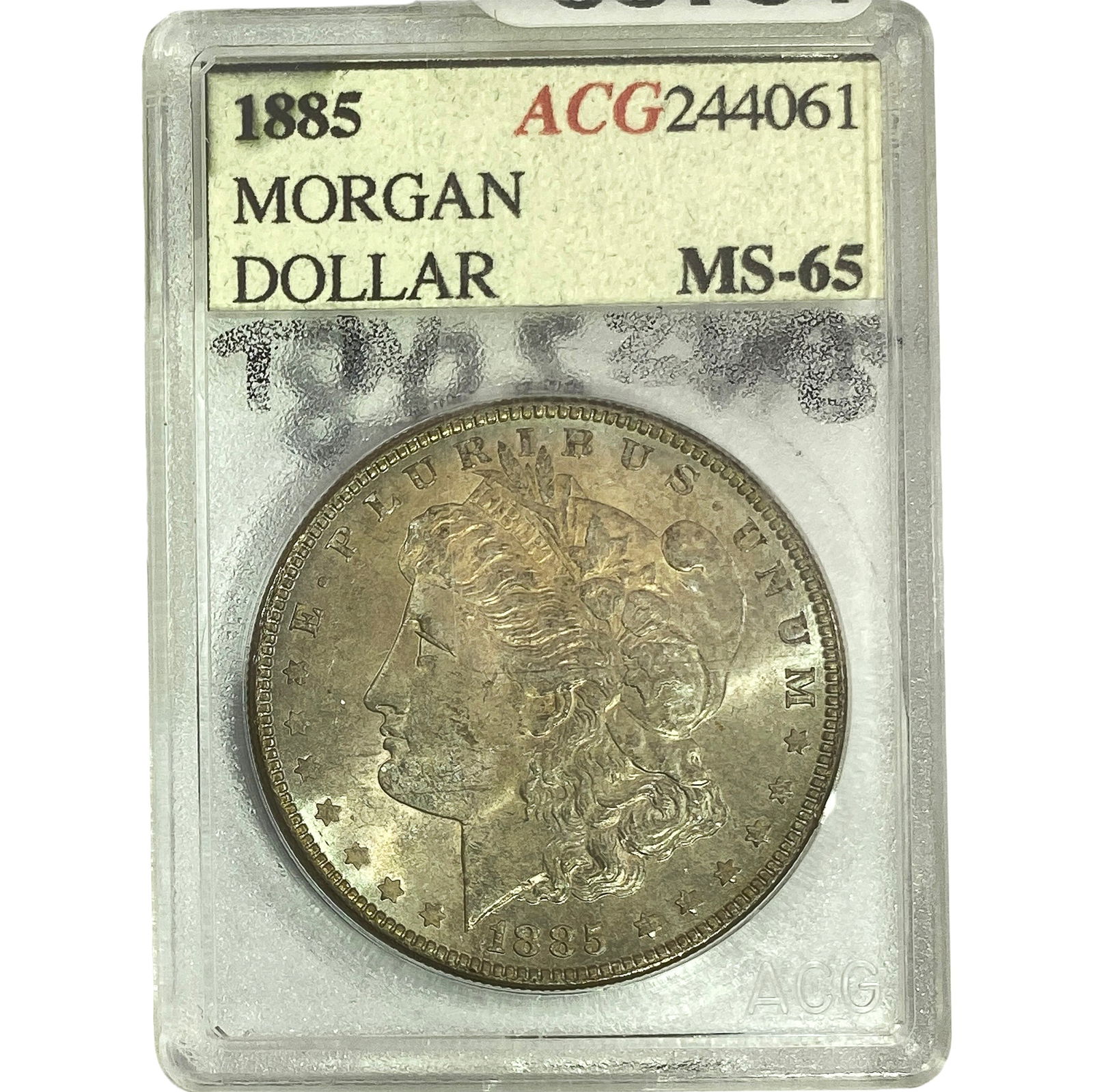 1885 Morgan Silver Dollar ACG MS65 (1 of 2)