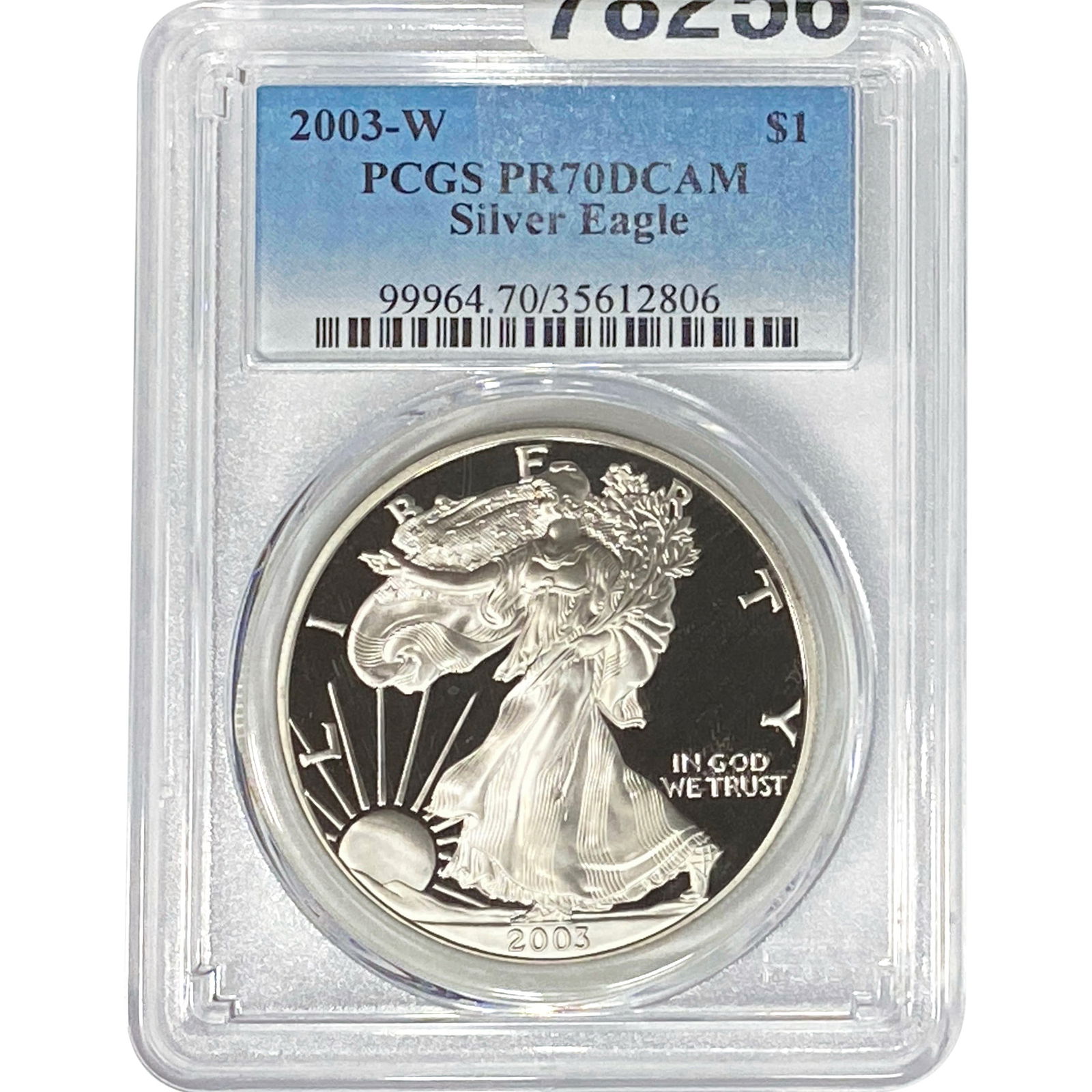 2003-W Silver Eagle PCGS PR70 DCAM (1 of 2)