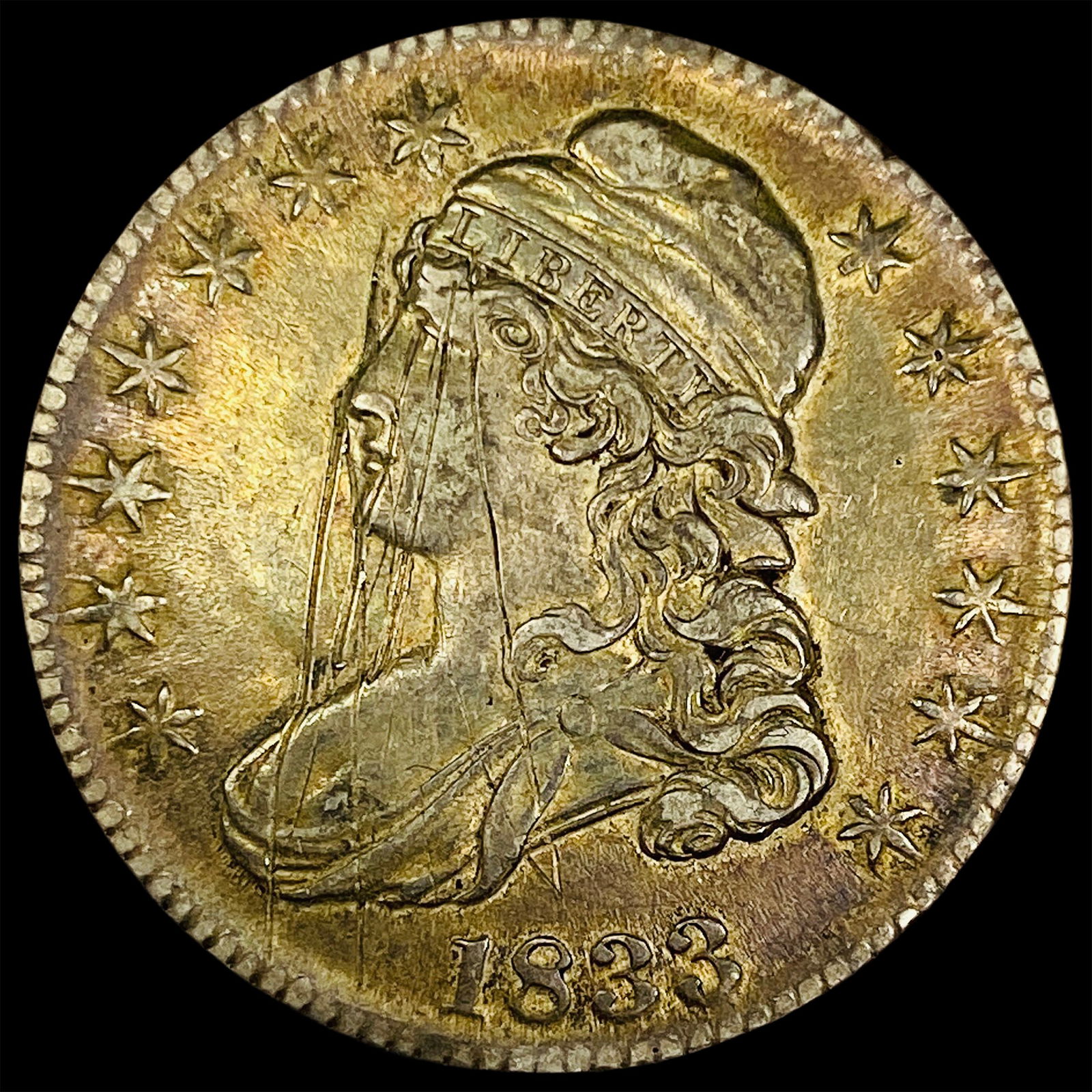 1833 Capped Bust Half Dollar HIGH GRADE (1 of 2)