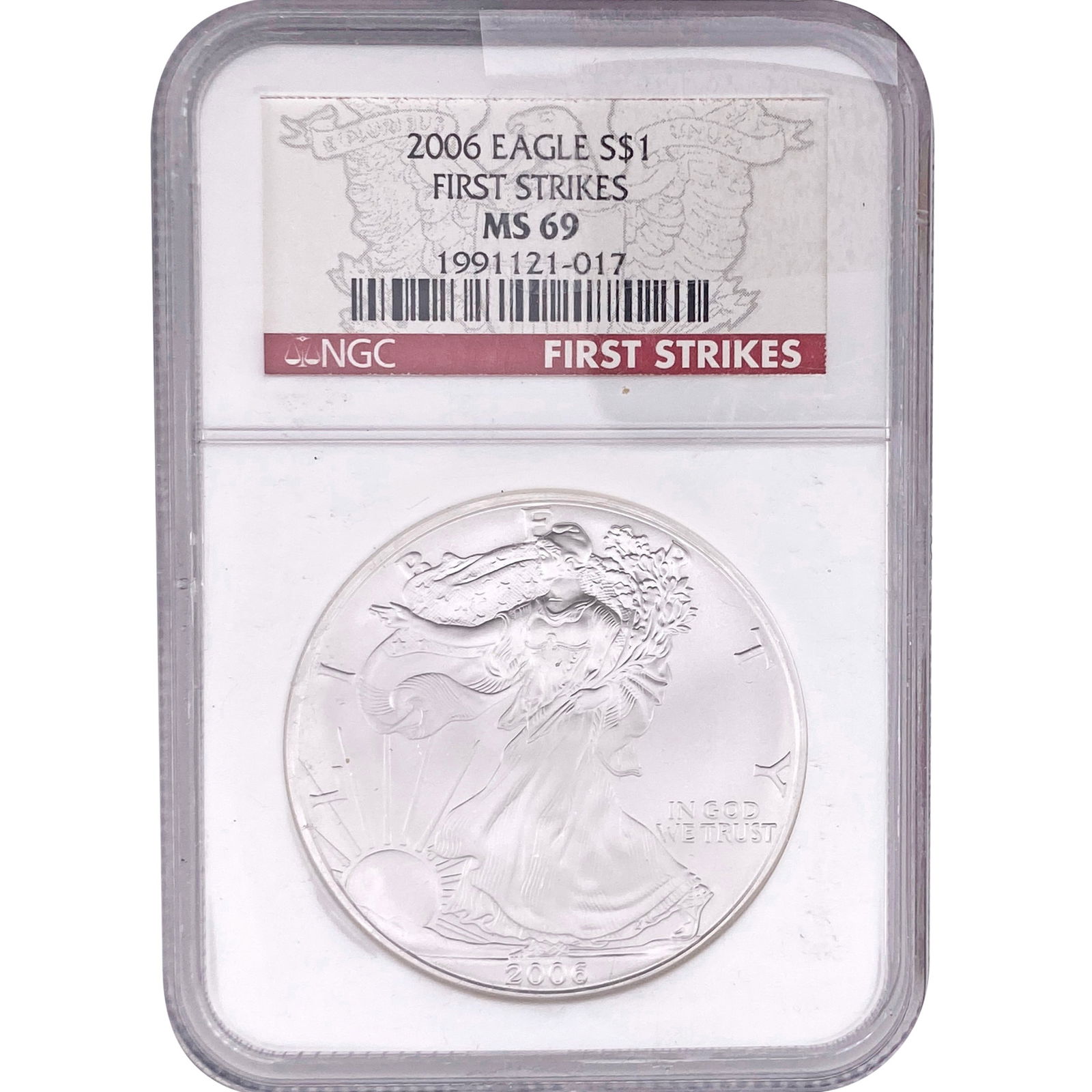 2006 Silver Eagle NGC MS69 First Strikes (1 of 2)