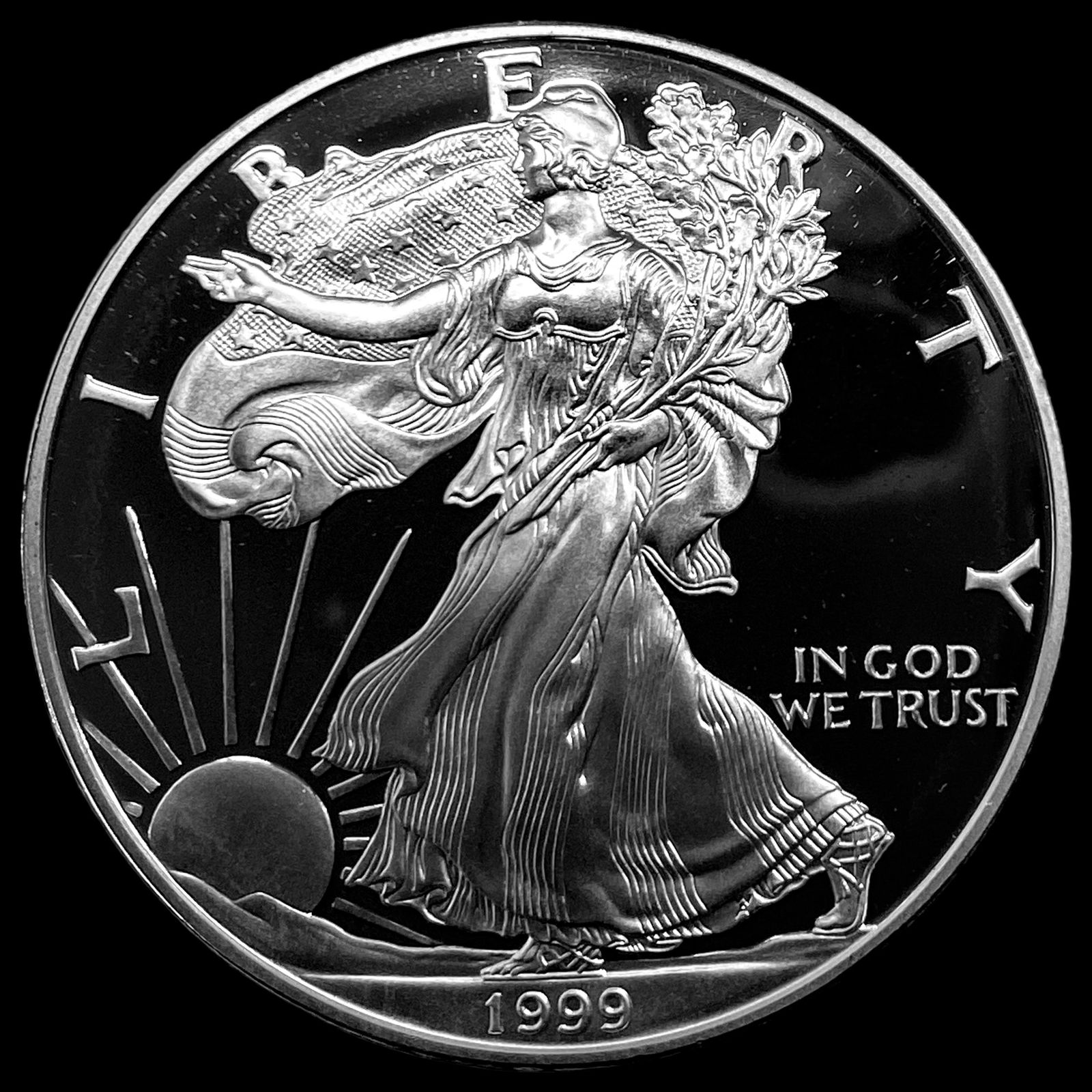 1999-P Silver 1 oz American Eagle GEM PROOF (1 of 2)