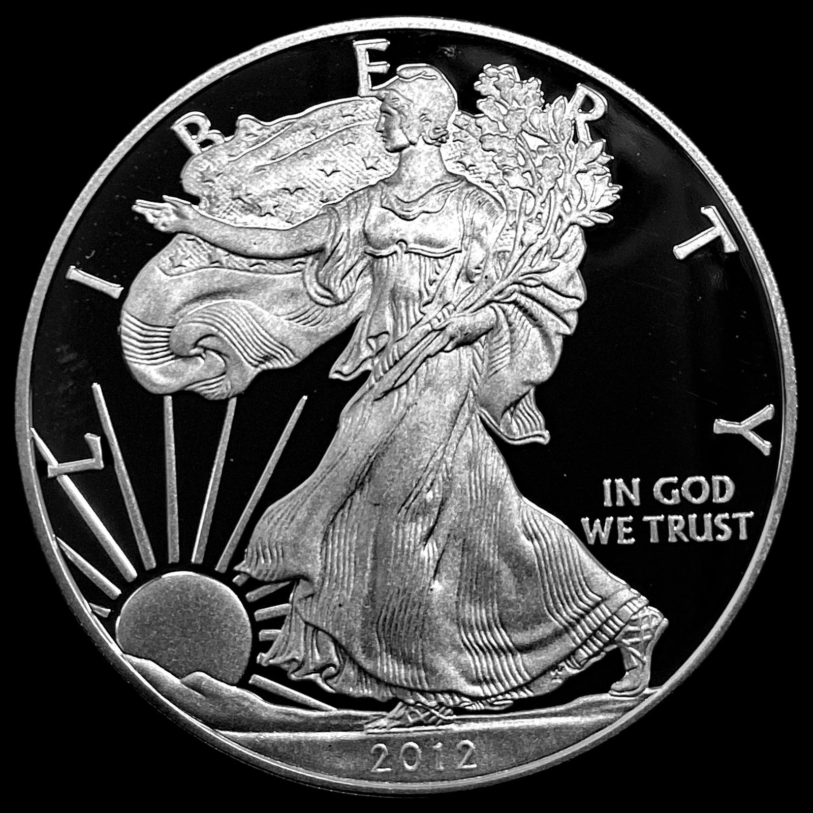 2012-S Silver American Eagle $1 GEM PROOF (1 of 2)