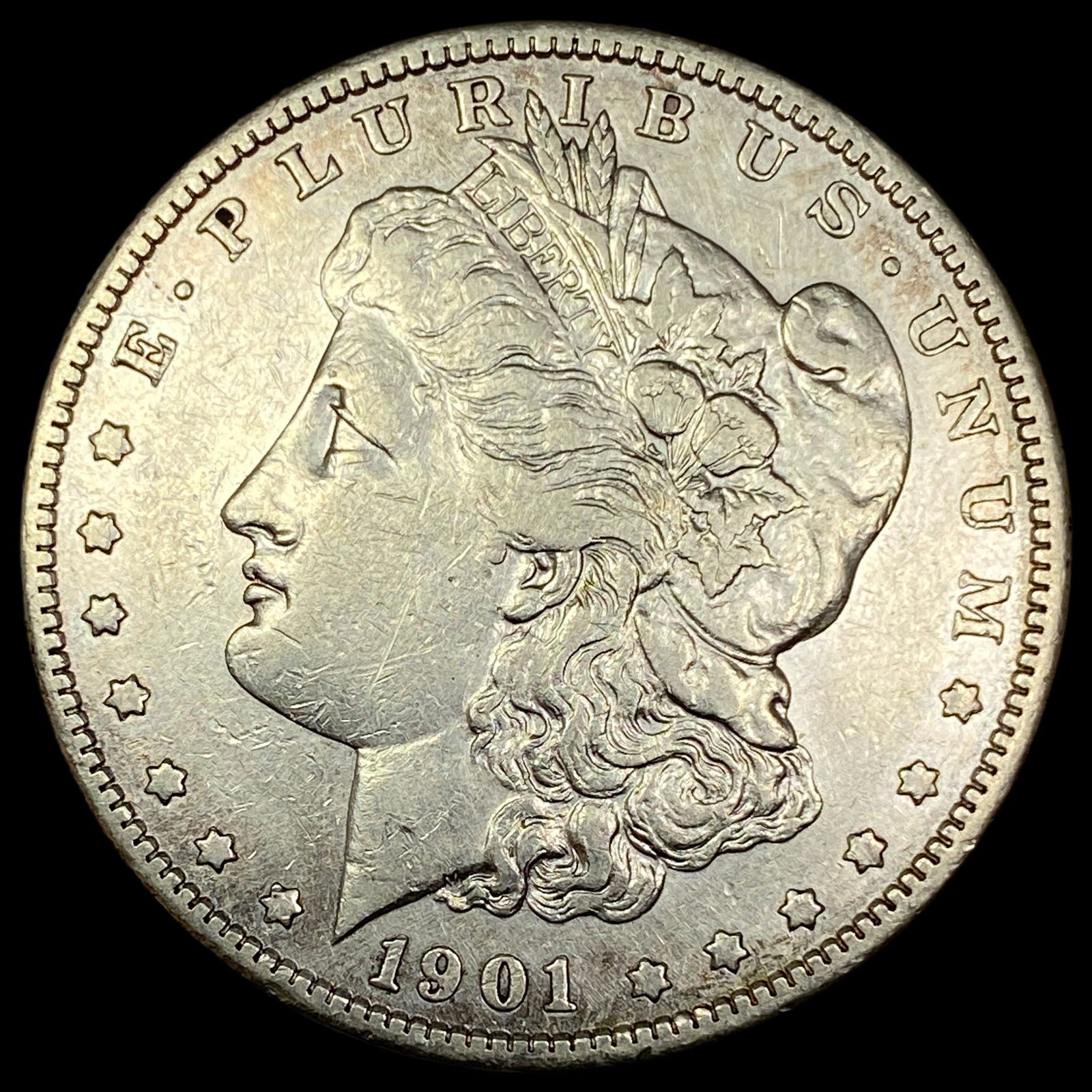 1901-S Silver Morgan Dollar CLOSELY UNCIRCULATED (1 of 2)