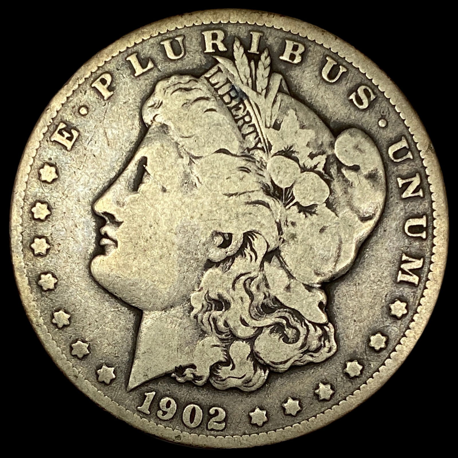 1902-S Silver Morgan Dollar NICELY CIRCULATED (1 of 2)