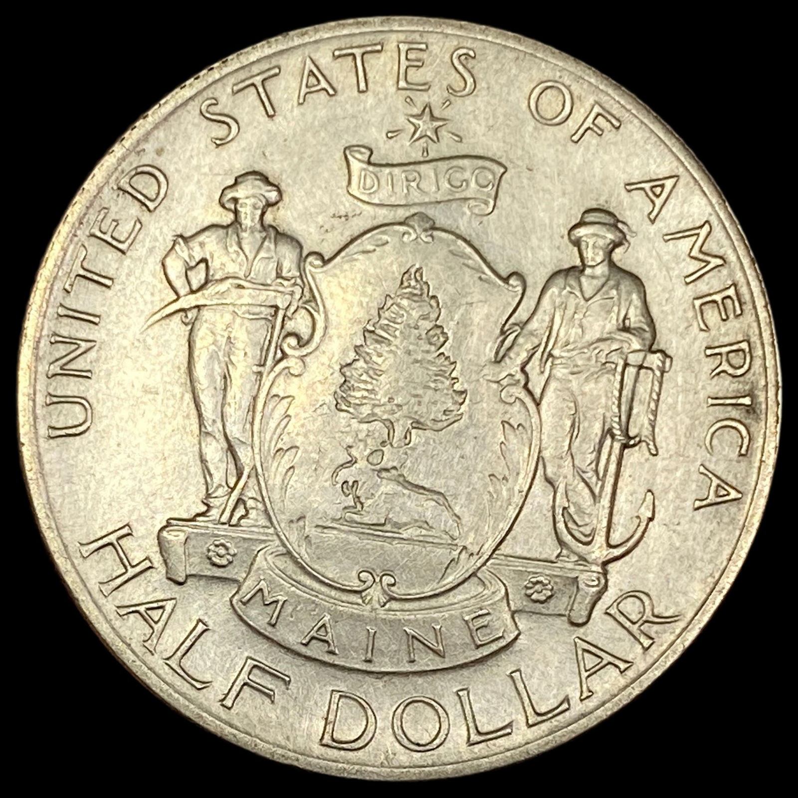 1920 Silver Maine Half Dollar HIGH GRADE (1 of 2)
