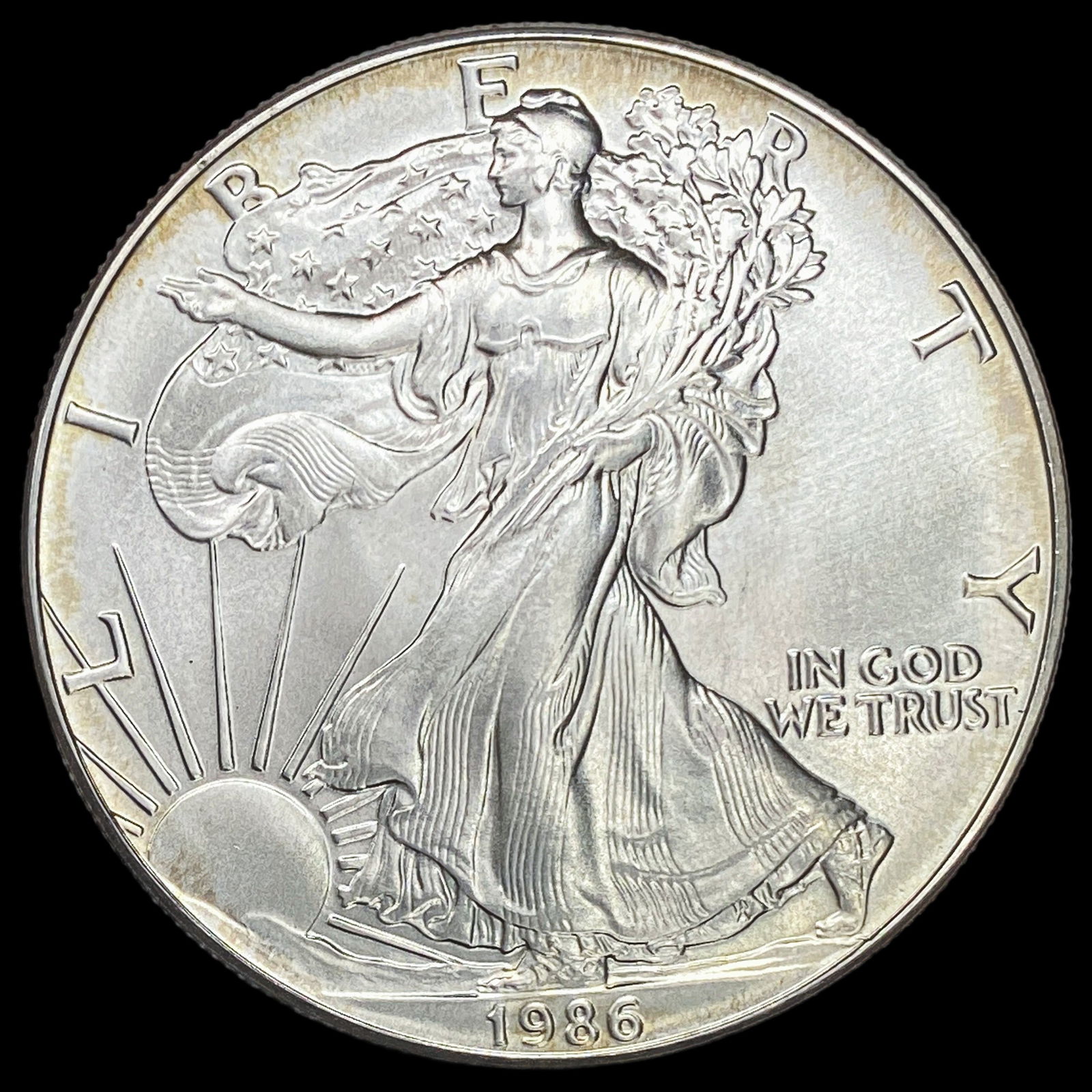 1986 1 oz Silver American Eagle $1 SUPERB GEM BU (1 of 2)