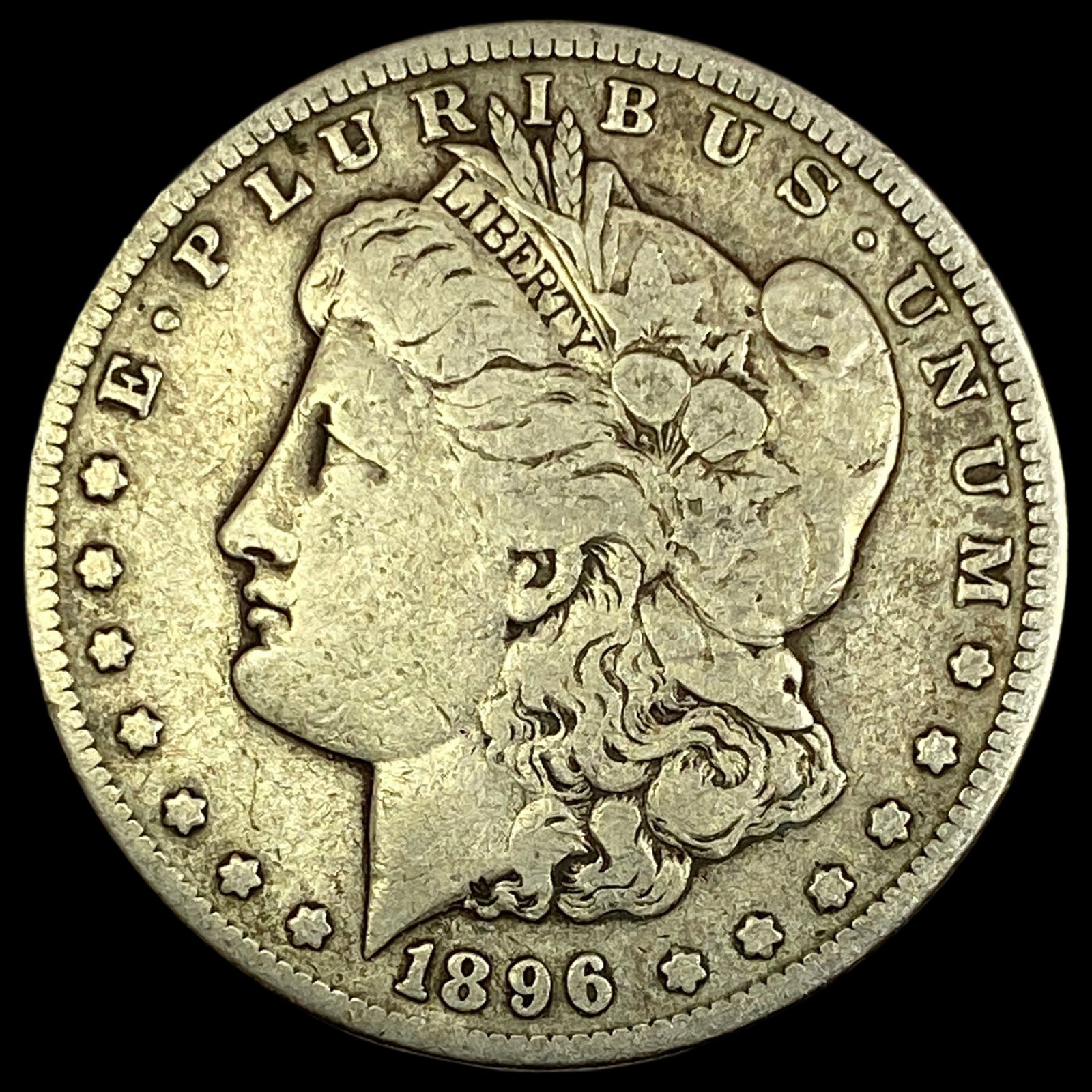 1896-S Silver Morgan Dollar NICELY CIRCULATED (1 of 2)