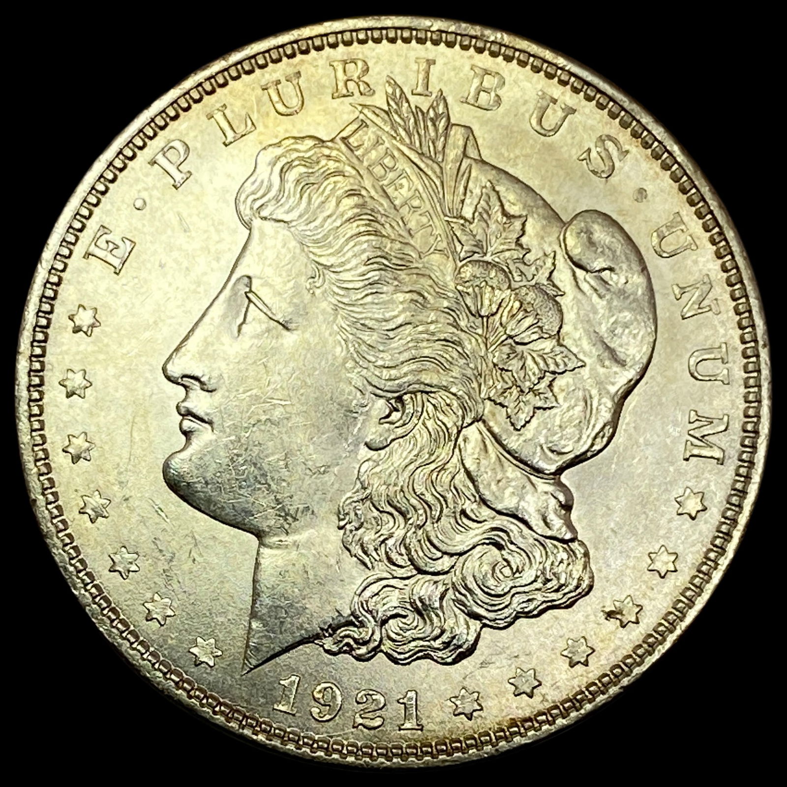 1921-D Silver Morgan Dollar CHOICE BU (1 of 2)