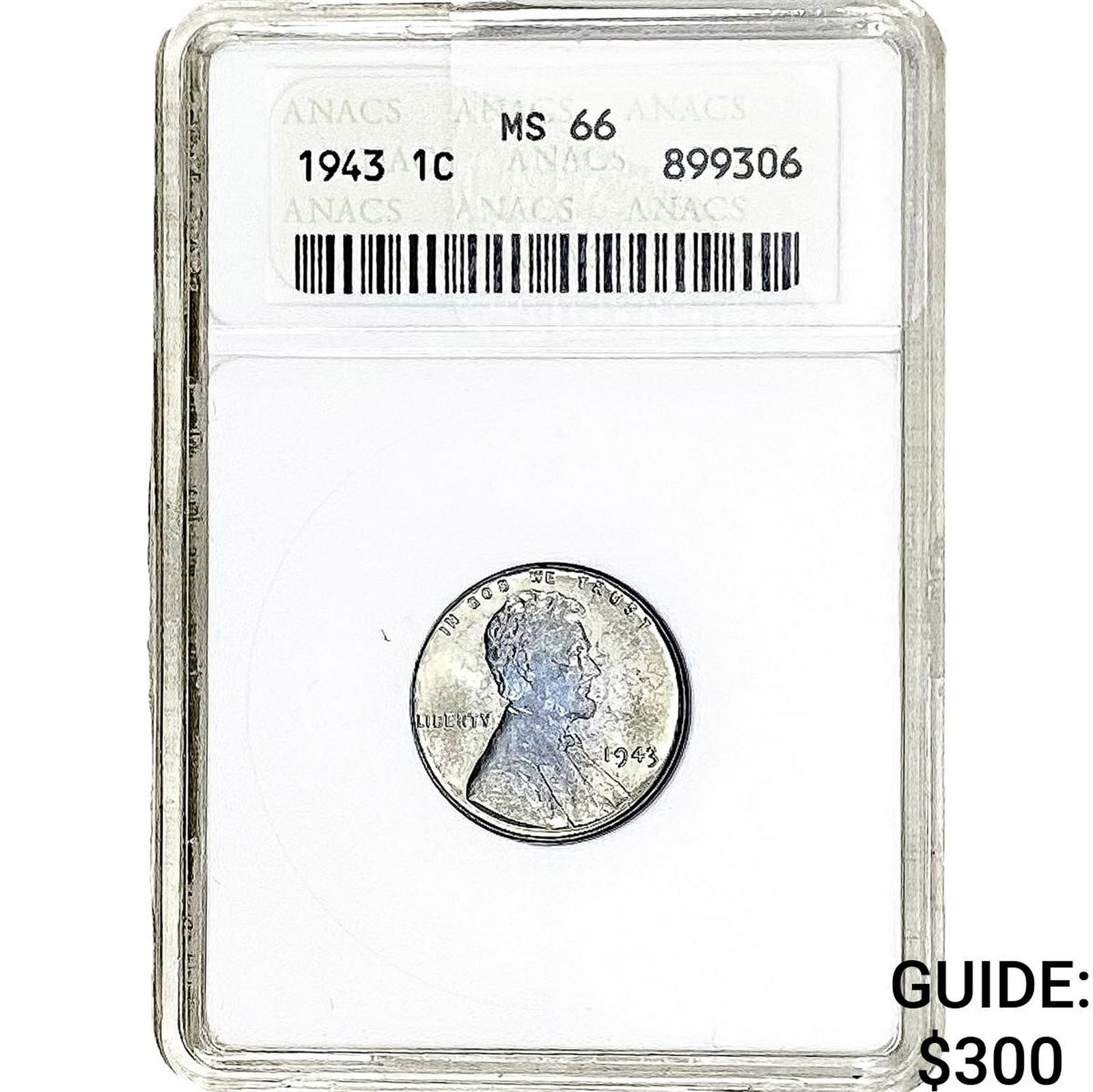 1943 Wheat Cent ANACS MS66 (1 of 2)