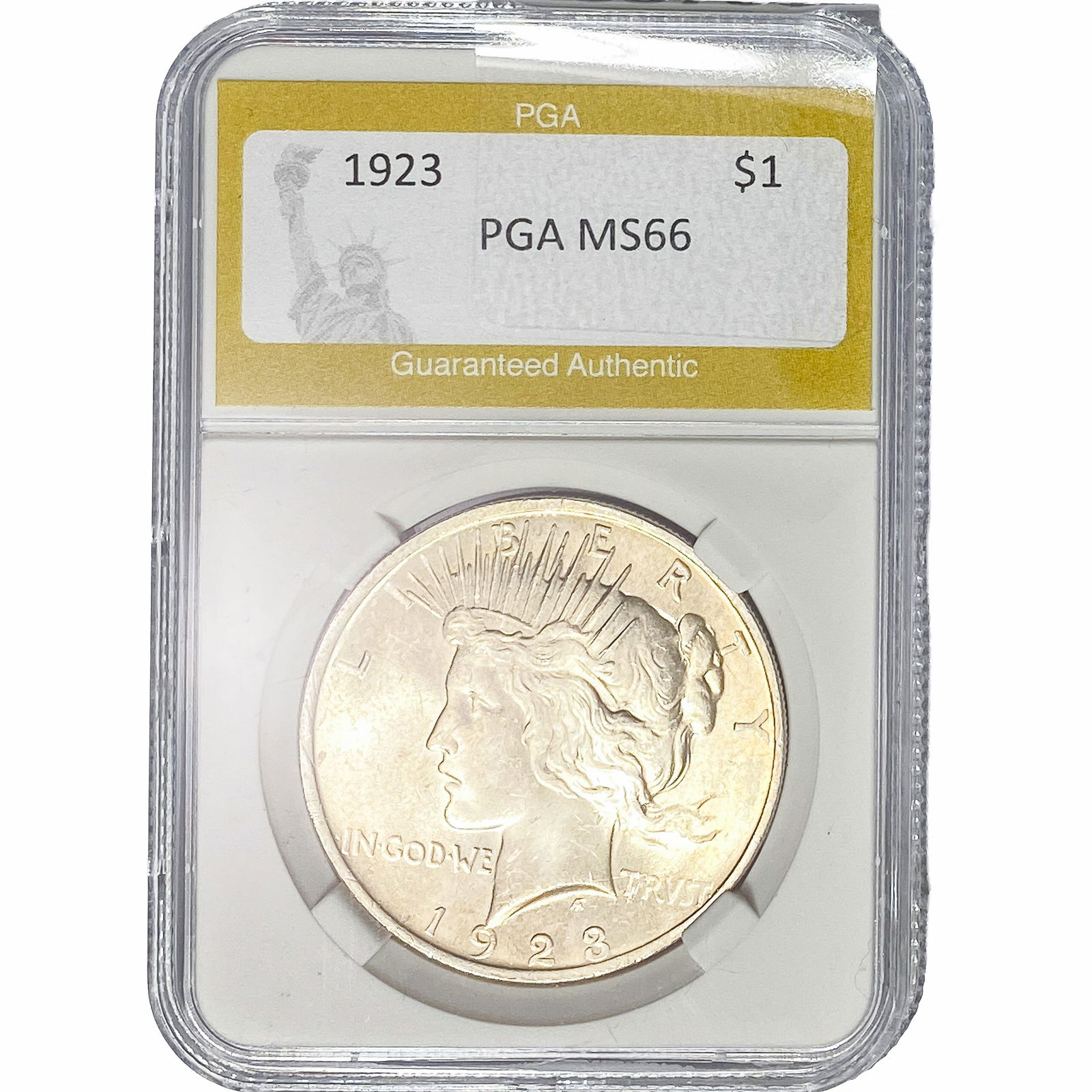 1923 Silver Peace Dollar PGA MS66 (1 of 2)