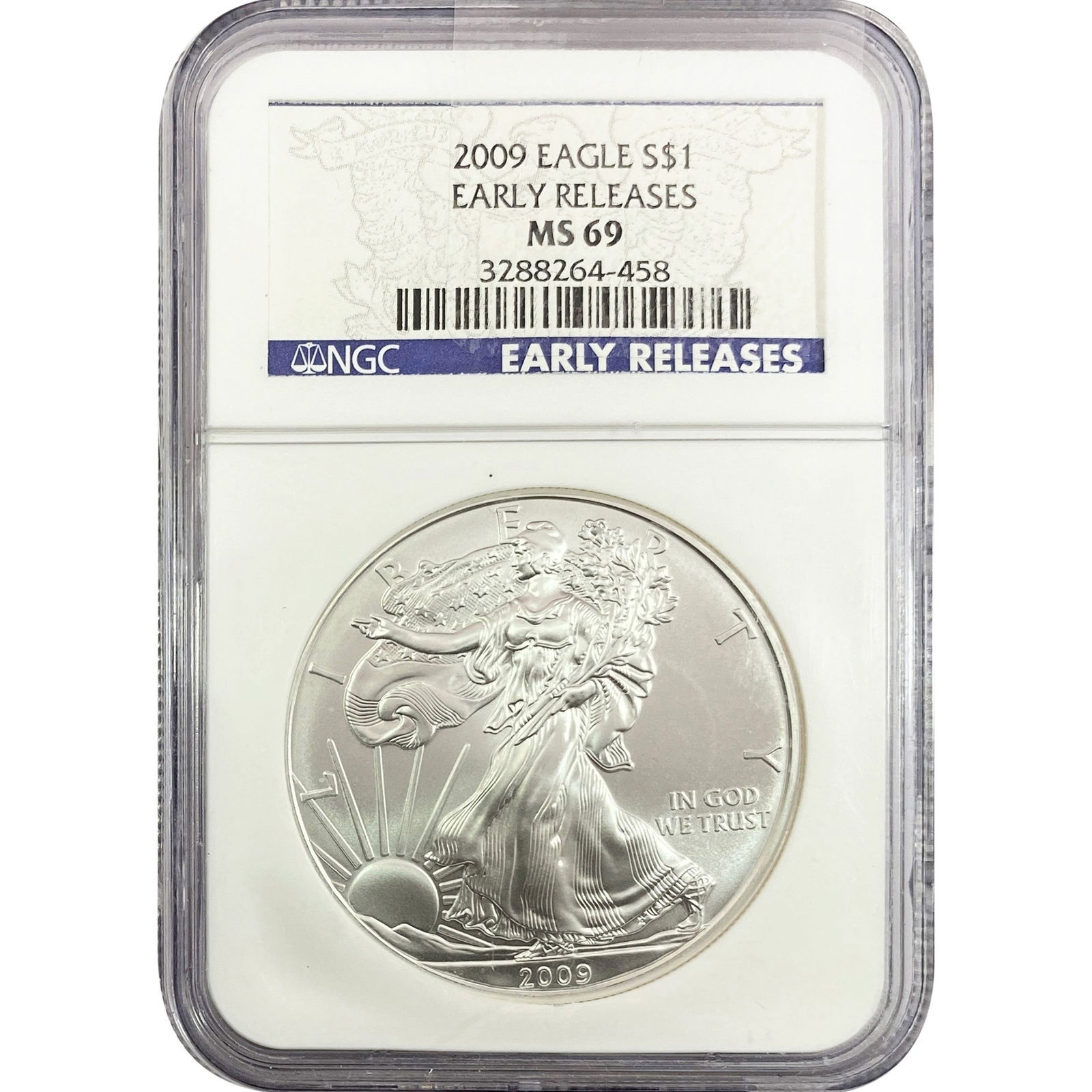 2009 Silver Eagle NGC MS69 Early Releases (1 of 2)