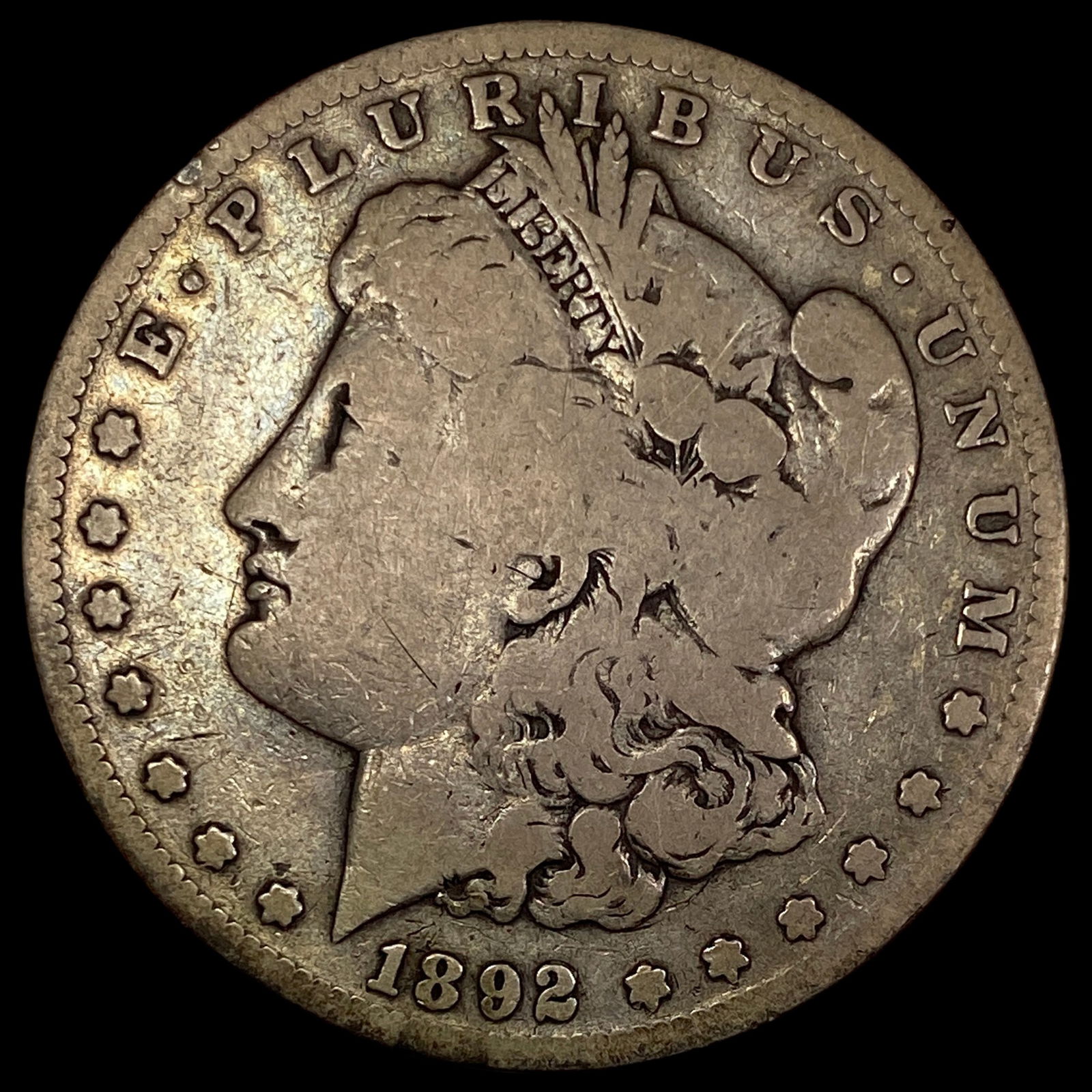 1892-S Silver Morgan Dollar NICELY CIRCULATED (1 of 2)