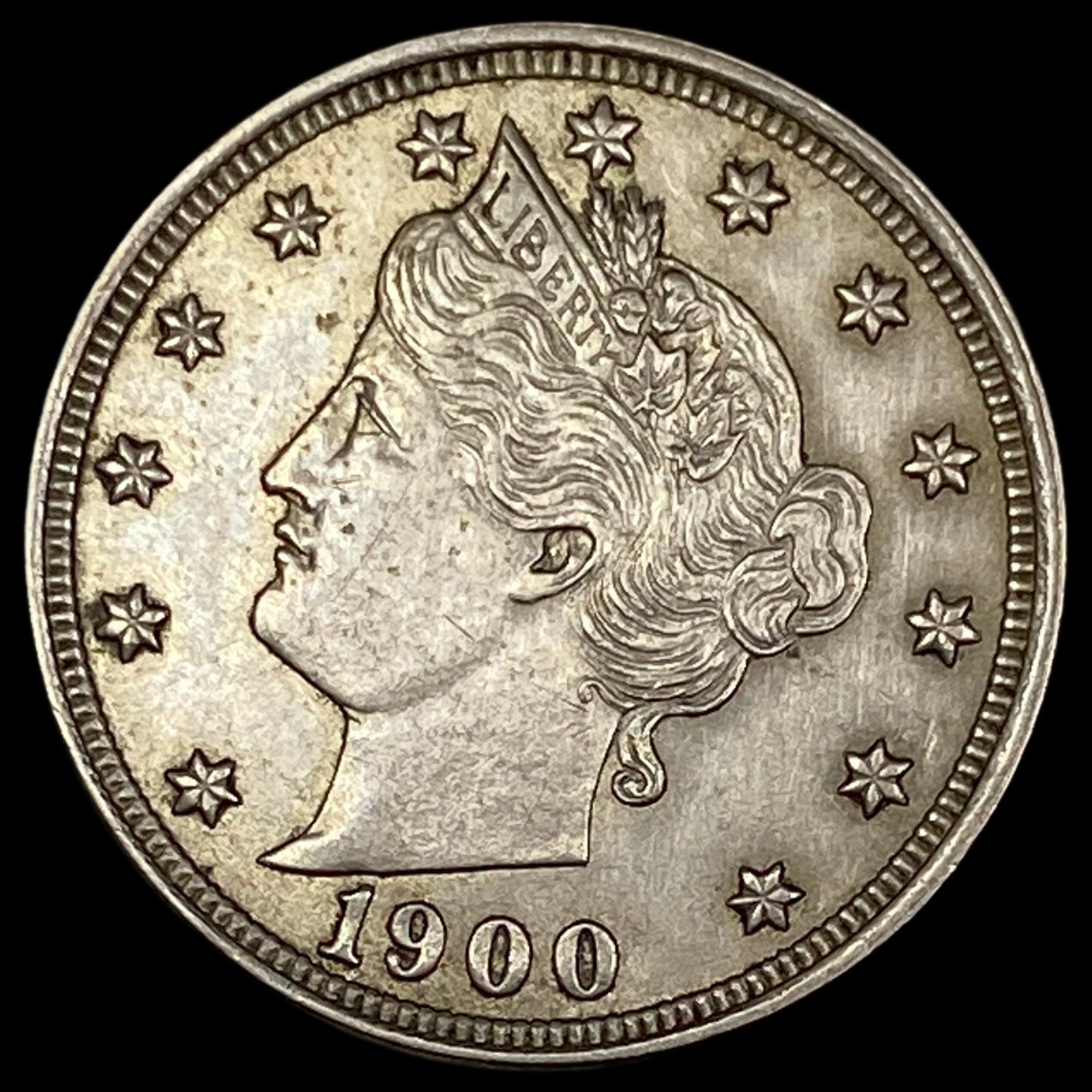 1900 Liberty Head Nickel CHOICE AU: 1900 Liberty Head Nickel CHOICE AU
