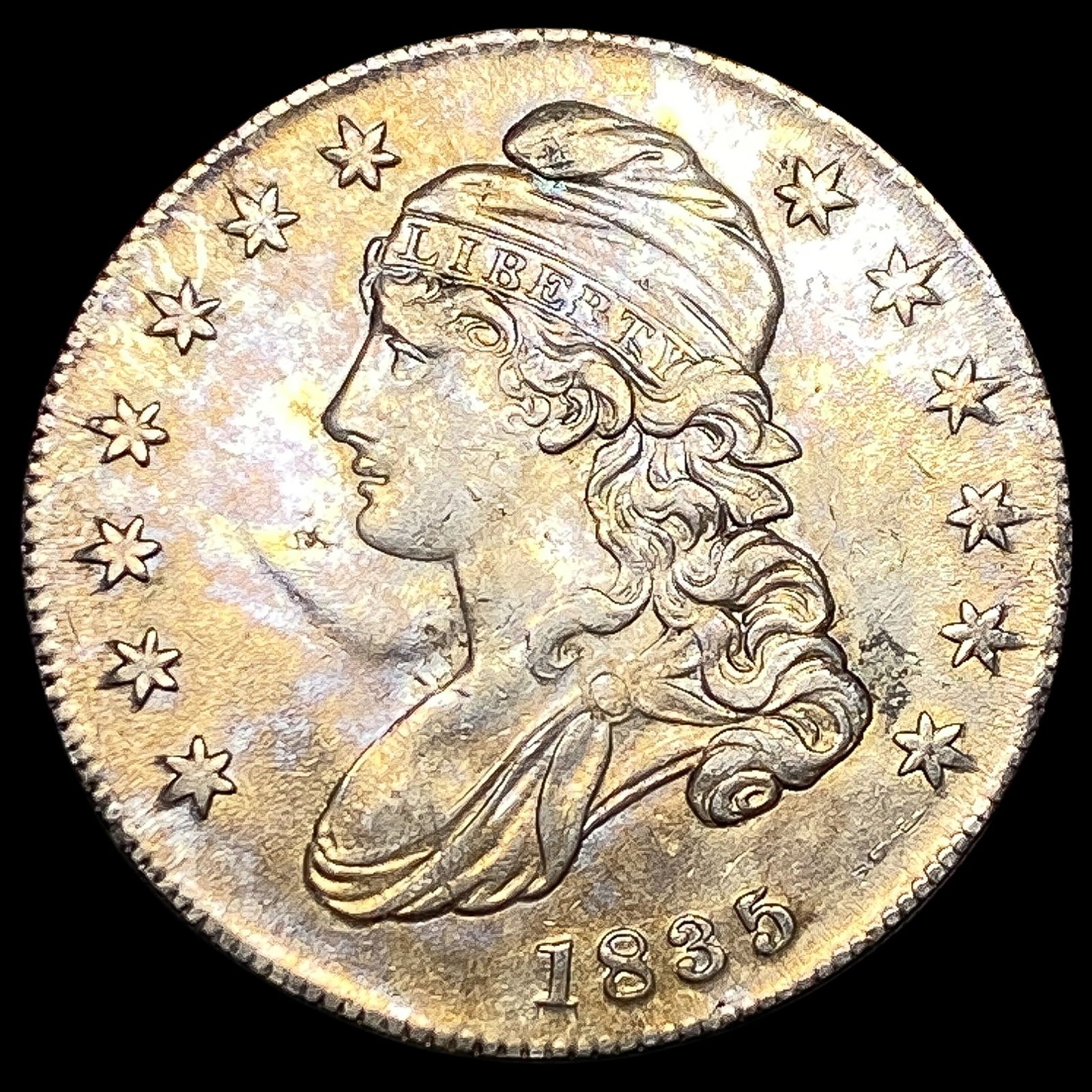 1835 Capped Bust Half Dollar CHOICE AU (1 of 2)