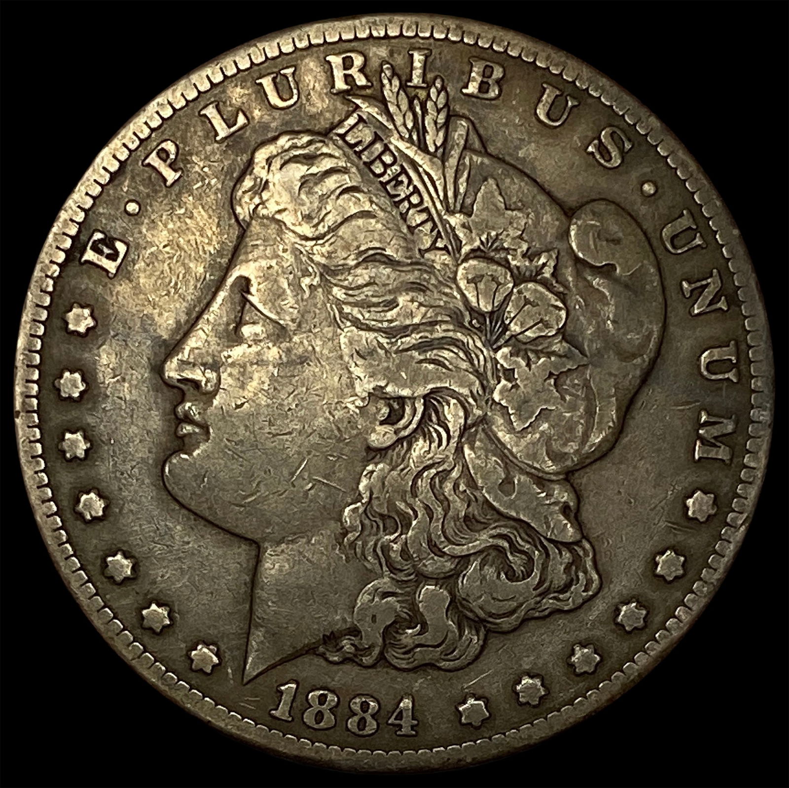 1884-CC Silver Morgan Dollar LIGHTLY CIRCULATED (1 of 2)