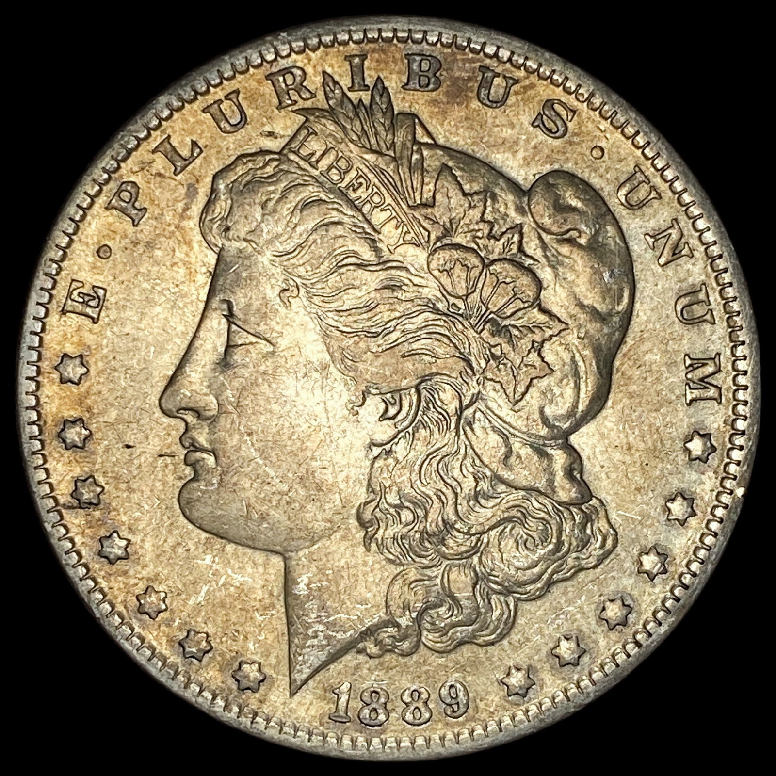 1889-O Silver Morgan Dollar NEARLY  UNCIRCULATED (1 of 2)