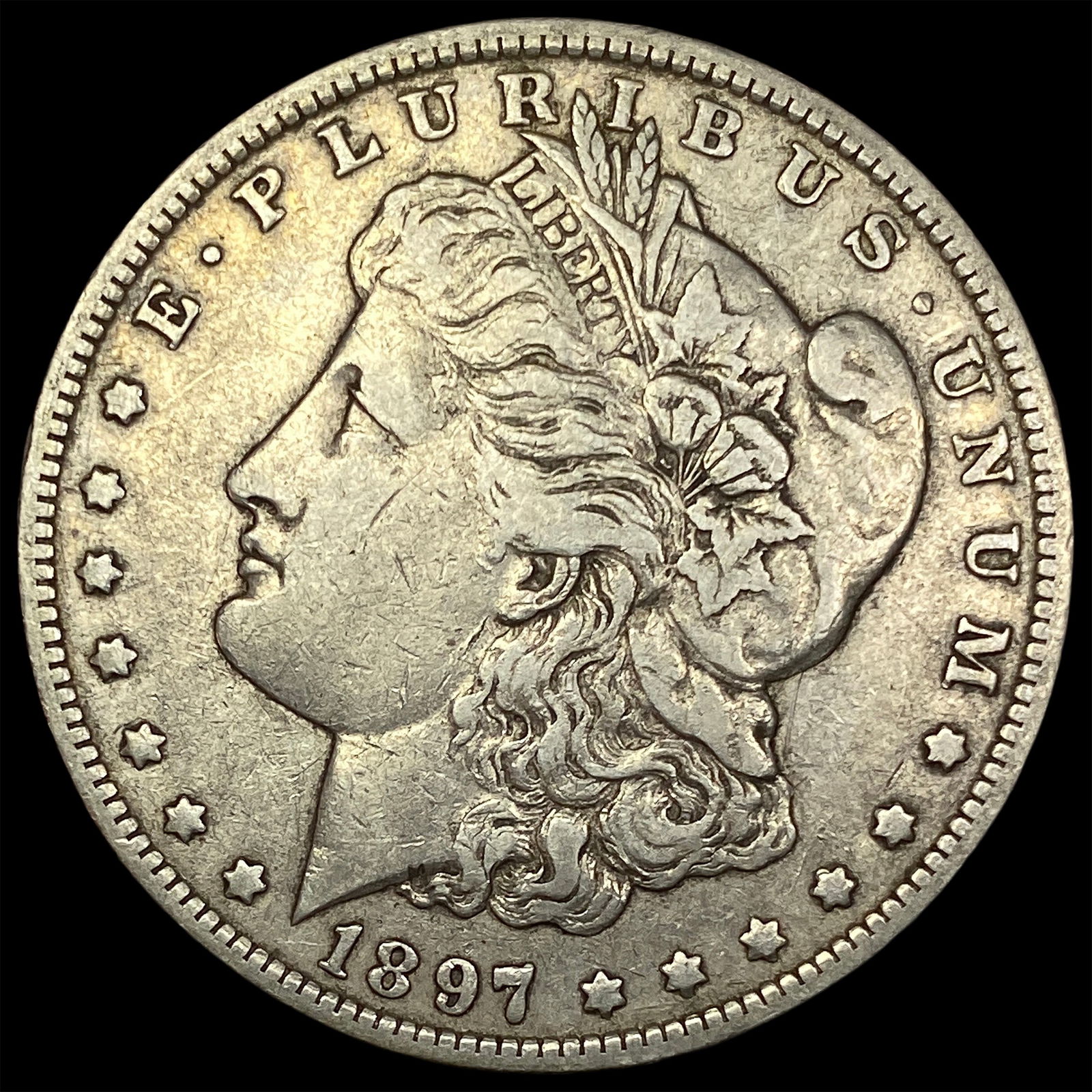 1897-O Silver Morgan Dollar NEARLY  UNCIRCULATED (1 of 2)