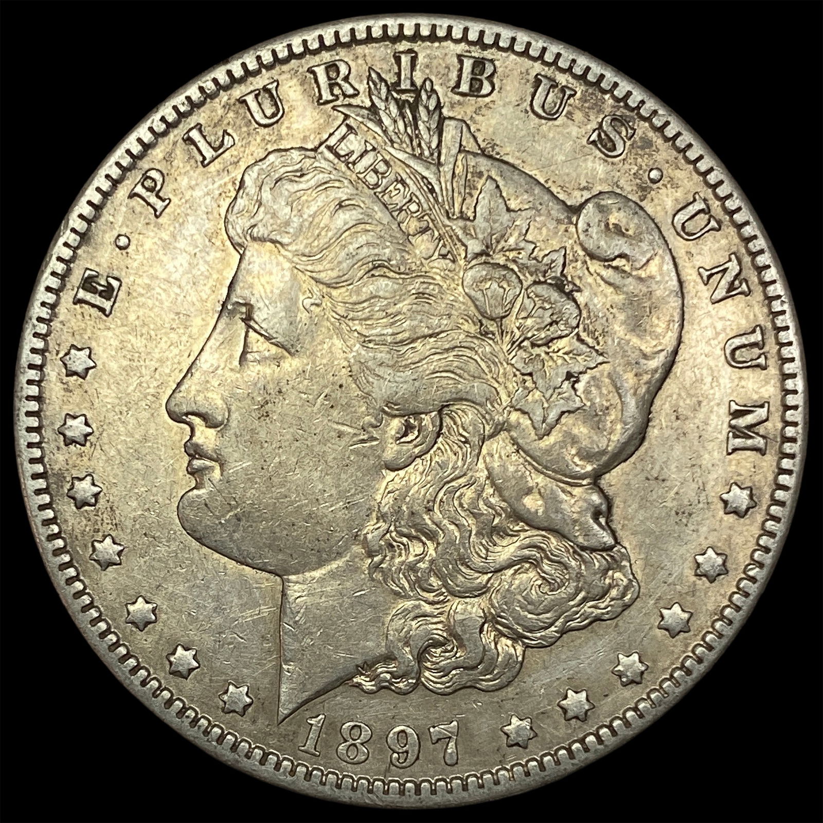 1897-O Silver Morgan Dollar NEARLY  UNCIRCULATED (1 of 2)
