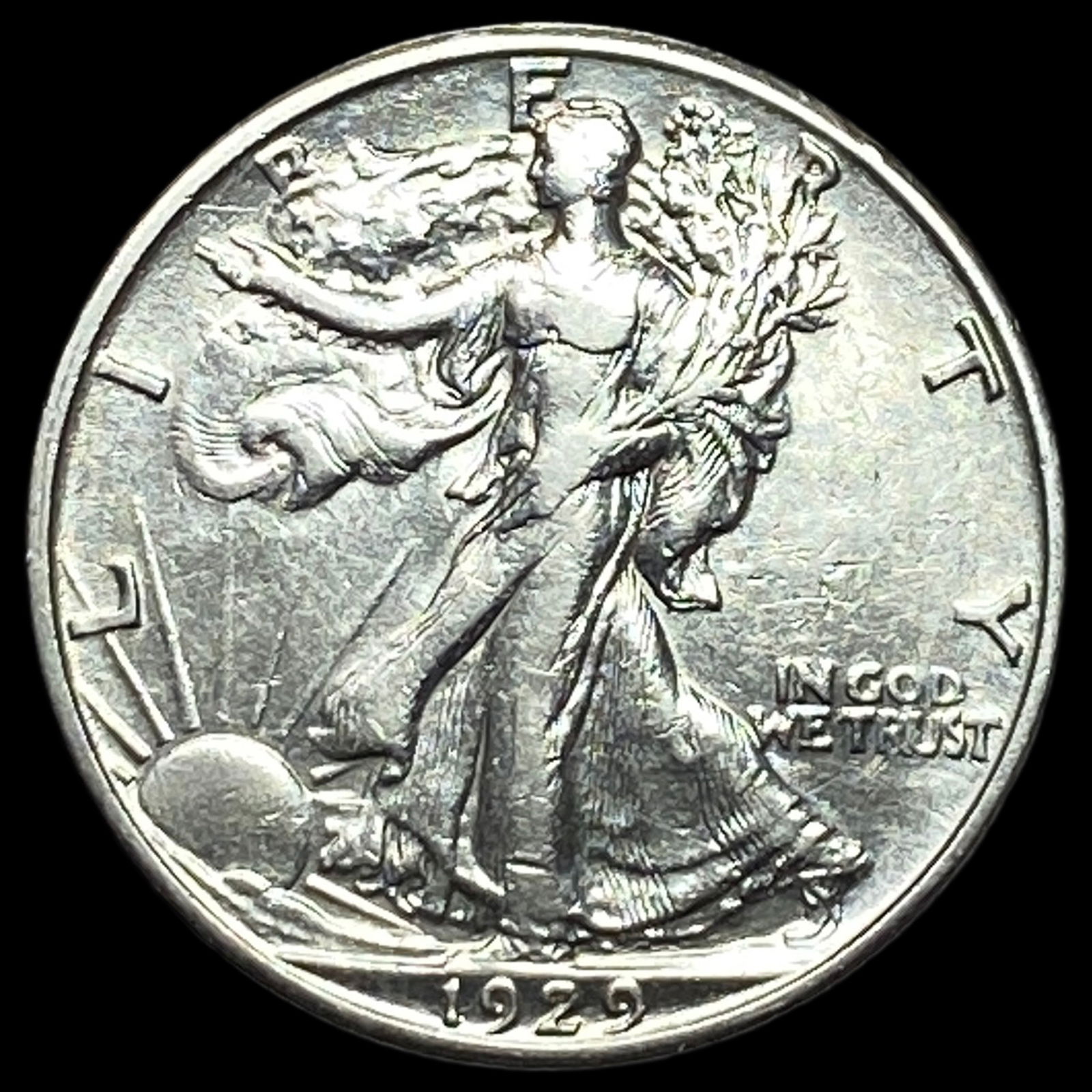 1929-S Walking Liberty Half Dollar NEAR UNC (1 of 2)
