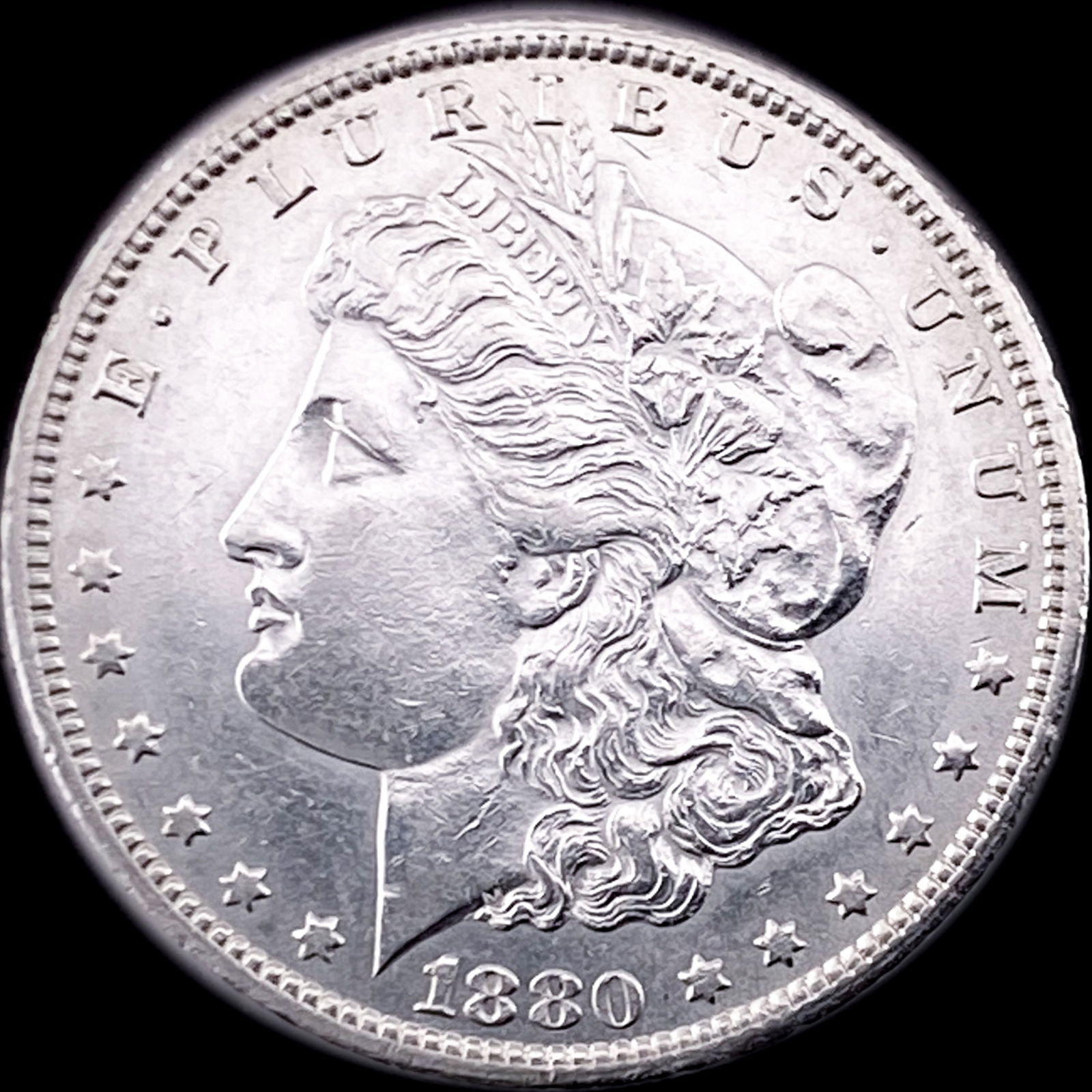 1880-CC Silver Morgan Dollar CLOSELY  UNCIRCULATED (1 of 2)