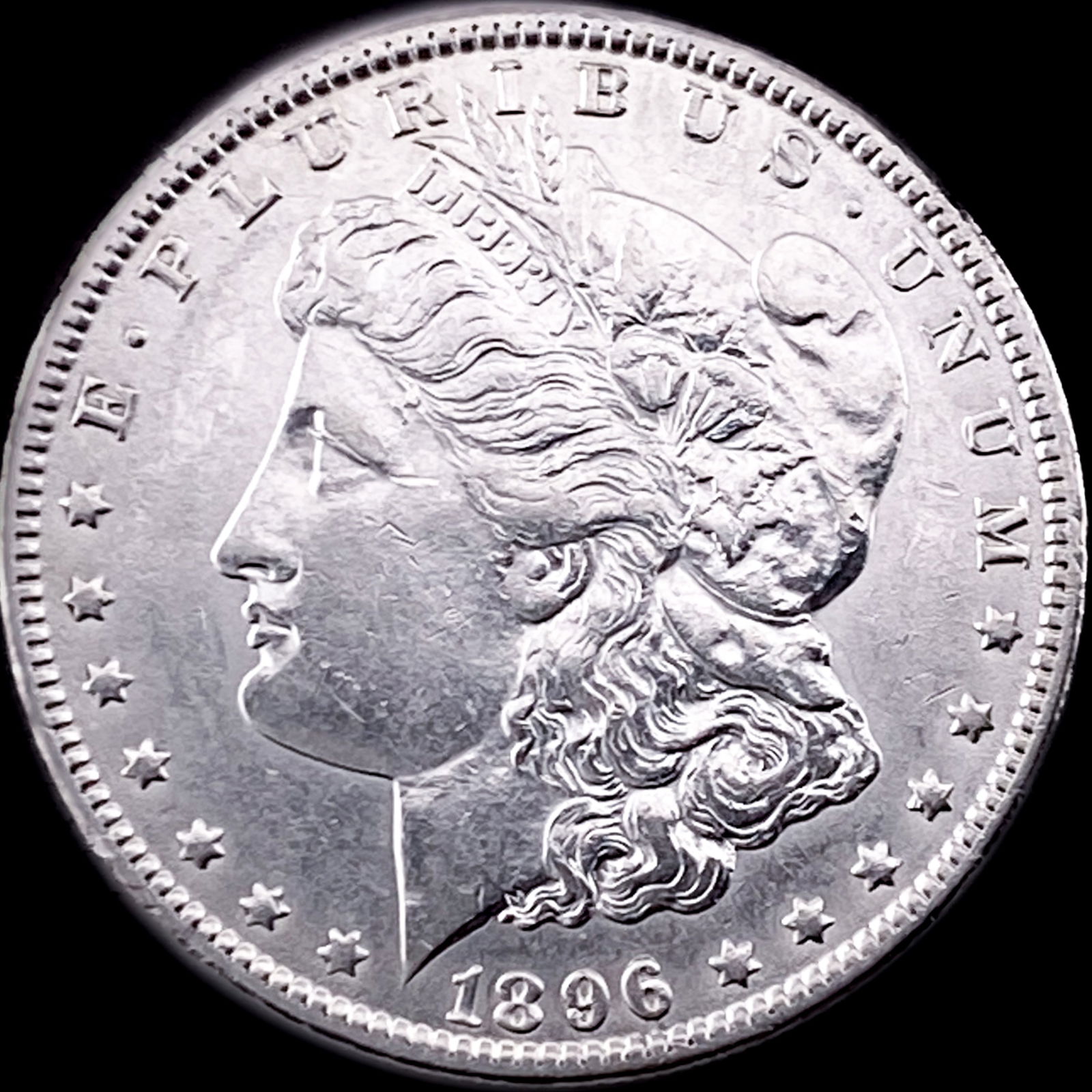 1896-O Silver Morgan Dollar CLOSE UNC (1 of 2)