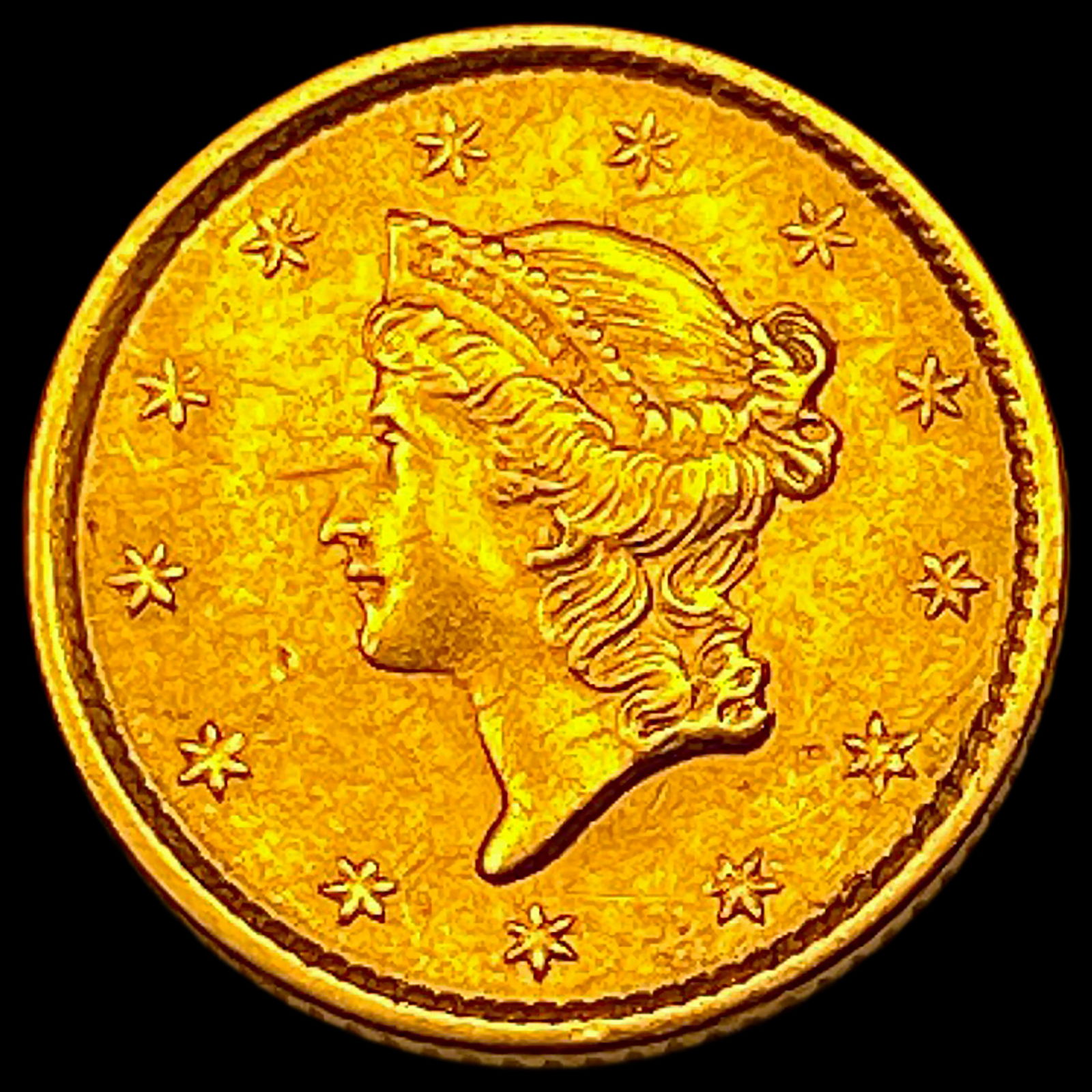 1852 Gold $1 Liberty Type 1 UNCIRCULATED (1 of 2)