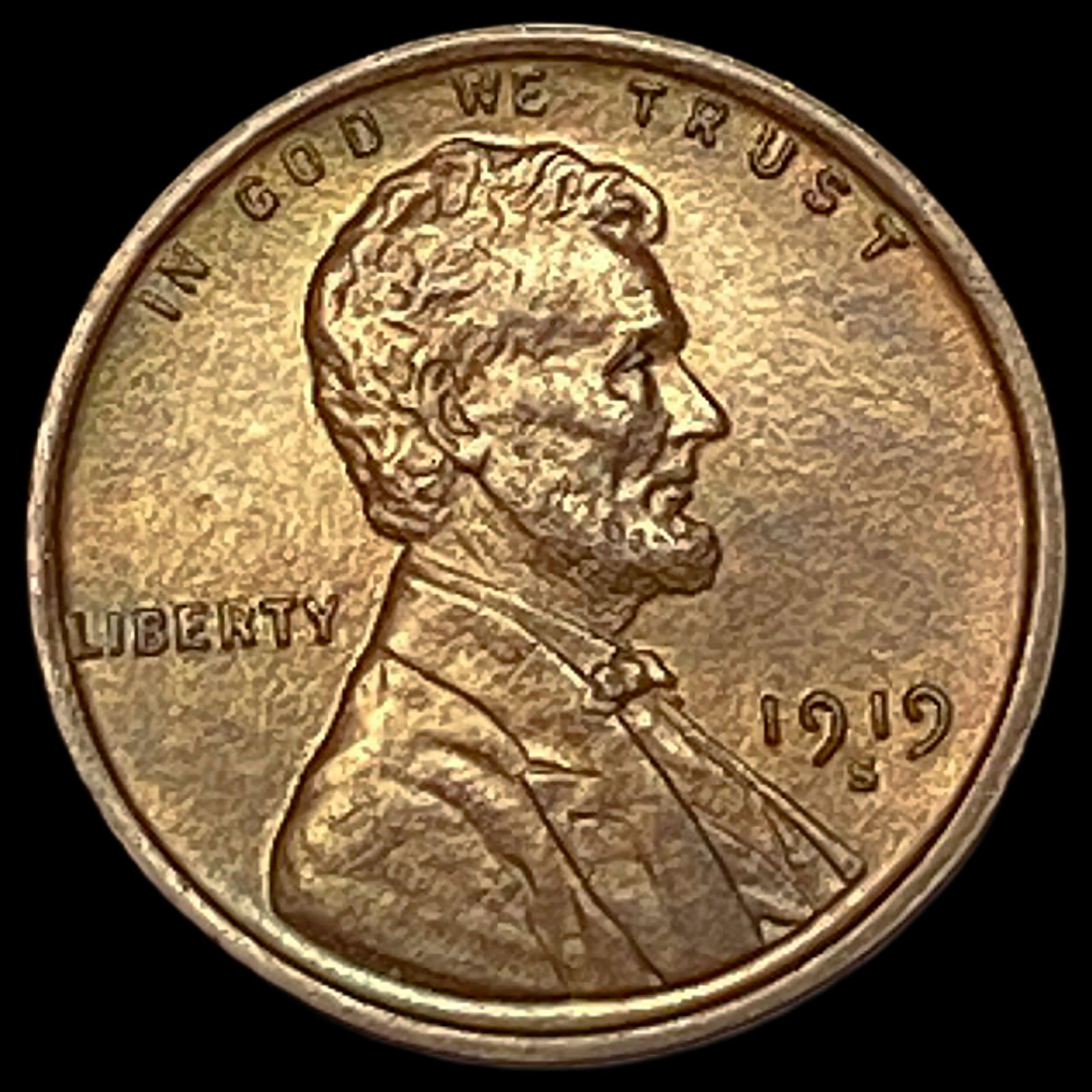 1919-S Lincoln Wheat Cent UNCIRCULATED (1 of 2)