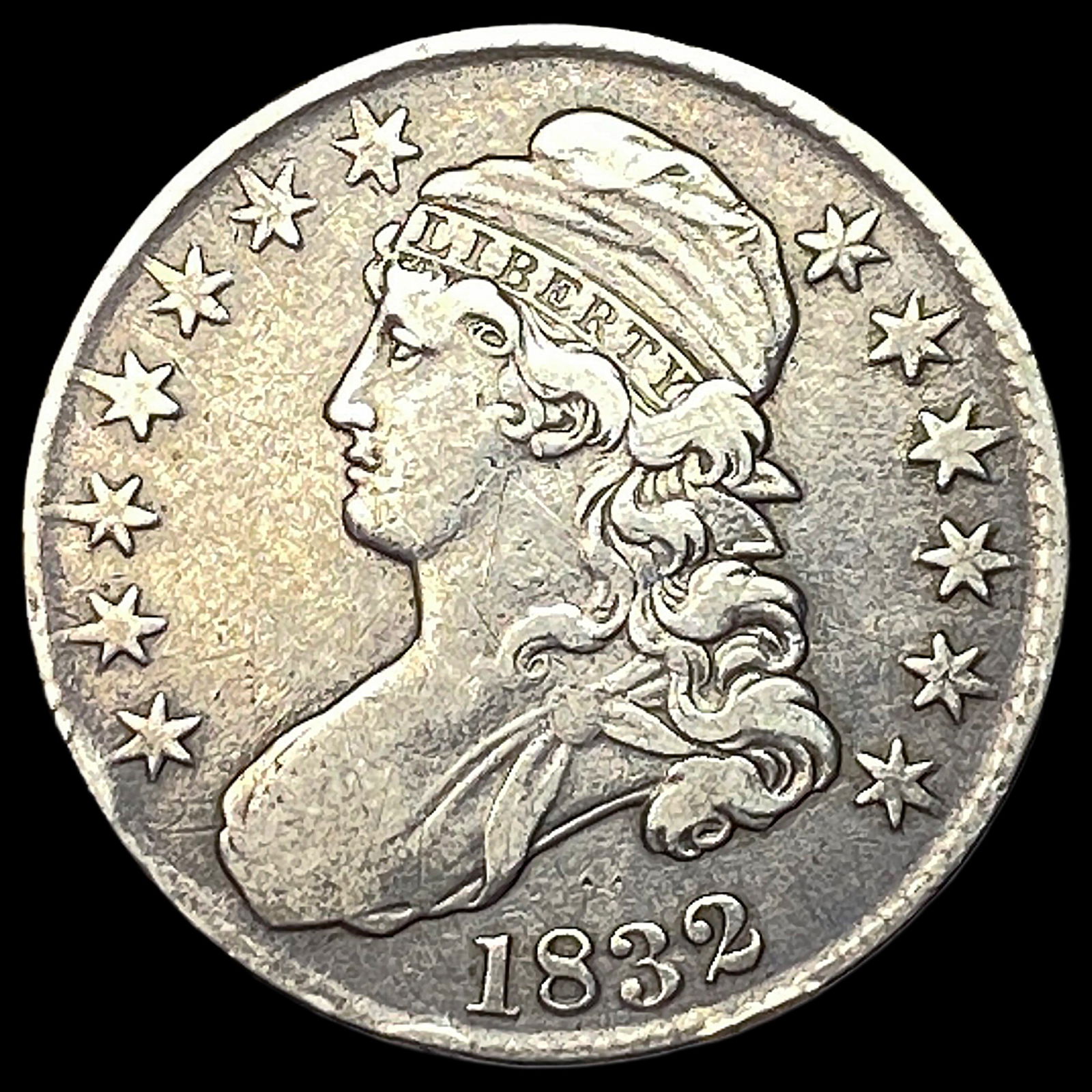 1832 Capped Bust Half Dollar NEARLY UNCIRCULATED (1 of 2)