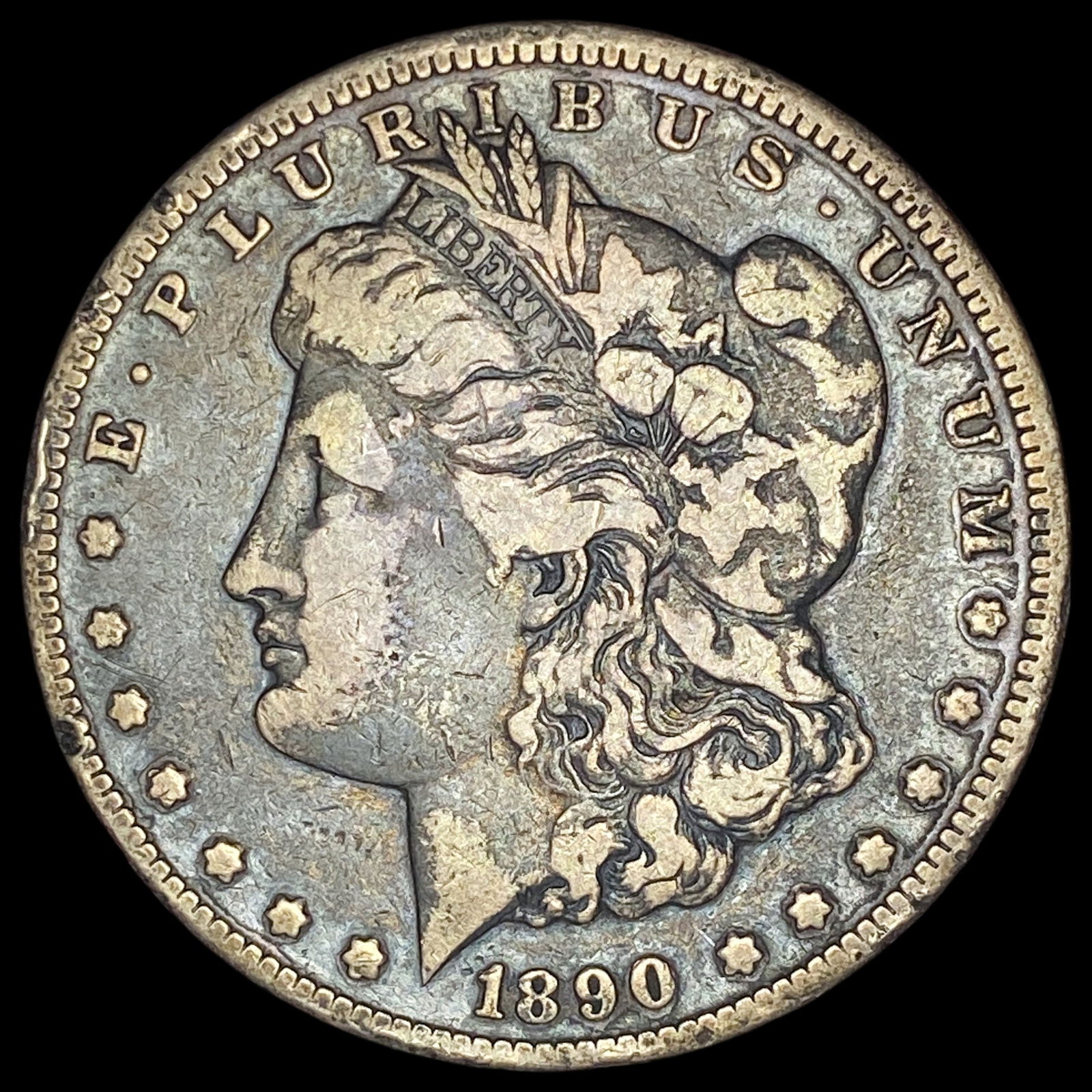 1890-CC Silver Morgan Dollar NICELY  CIRCULATED (1 of 2)