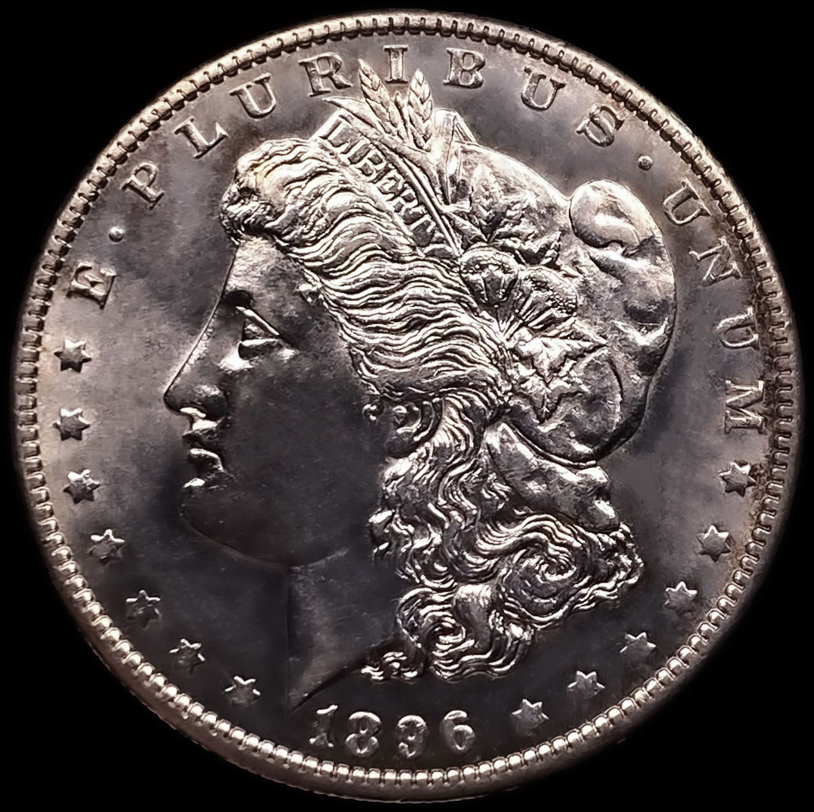 1896-O Morgan Silver Dollar CHOICE BU PL (1 of 2)