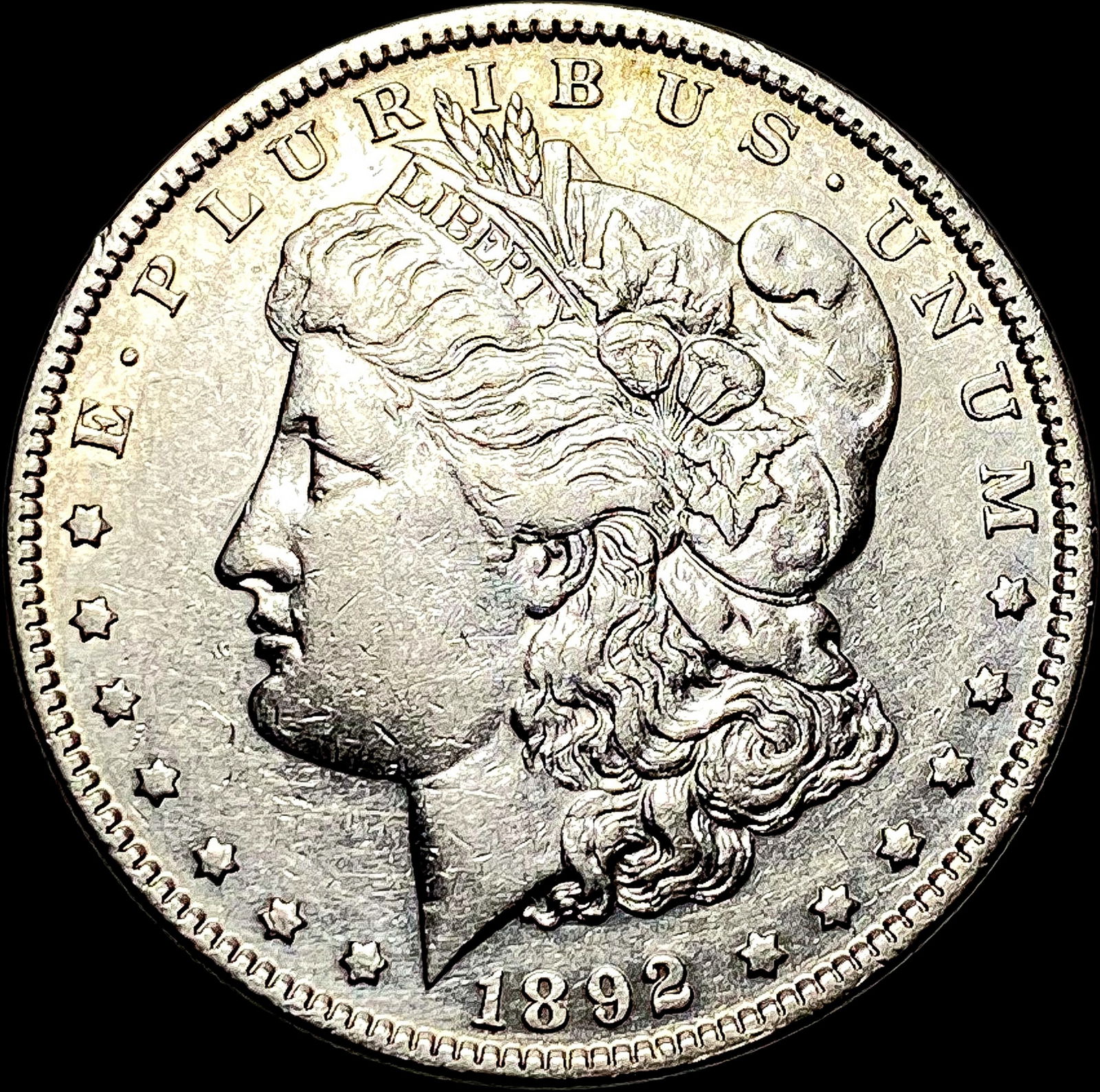 1892 Silver Morgan Dollar NEARLY UNCIRCULATED (1 of 2)
