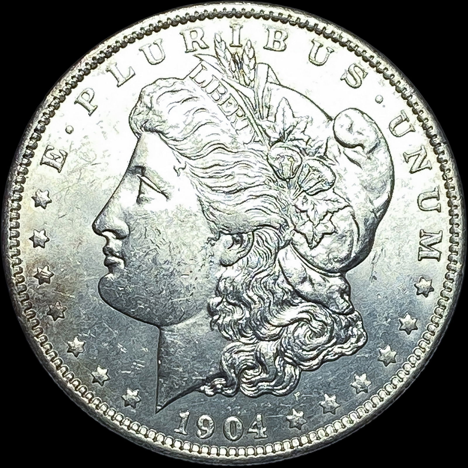 1904-O Silver Morgan Dollar CHOICE BU (1 of 2)