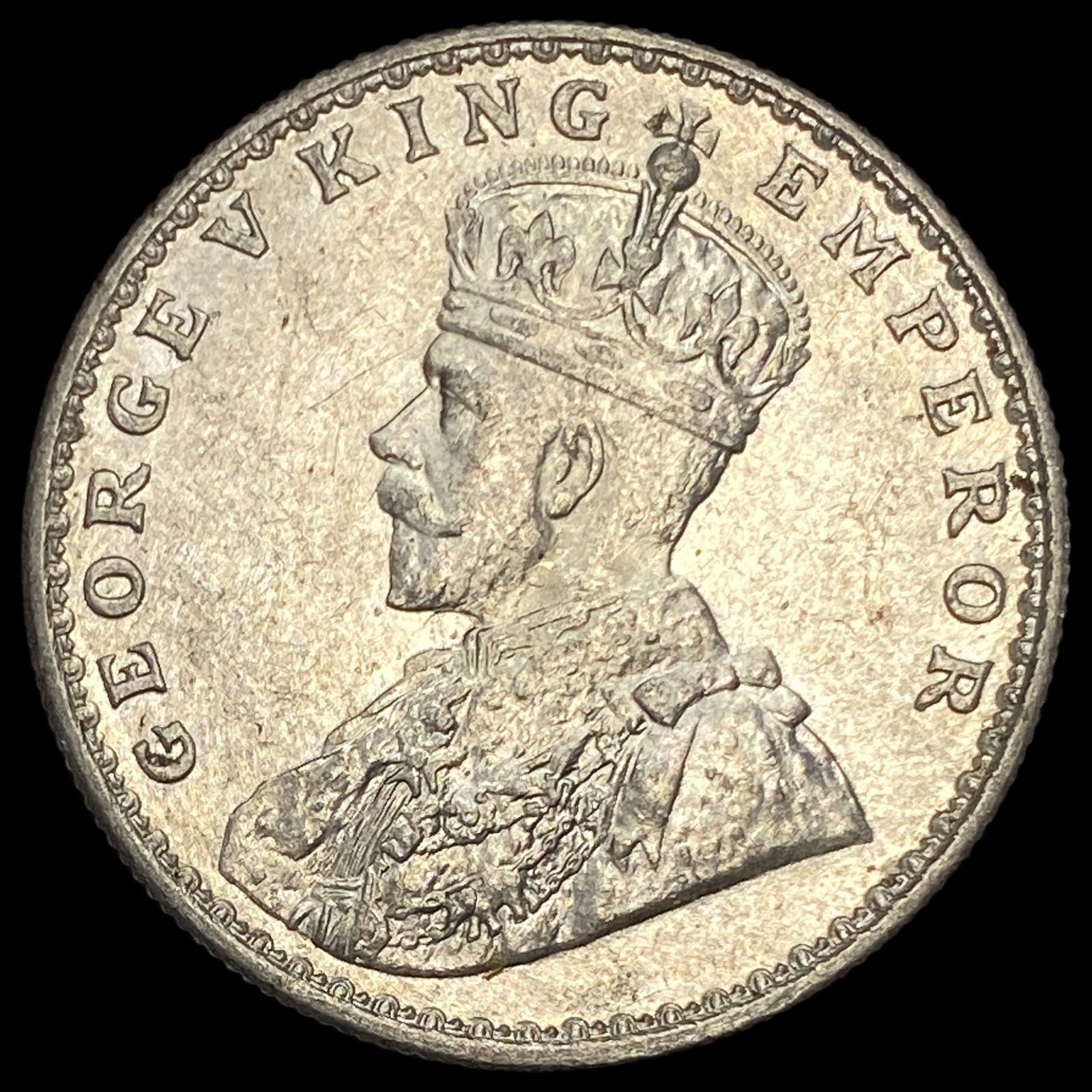 1919 British India Silver Rupee UNCIRCULATED (1 of 2)