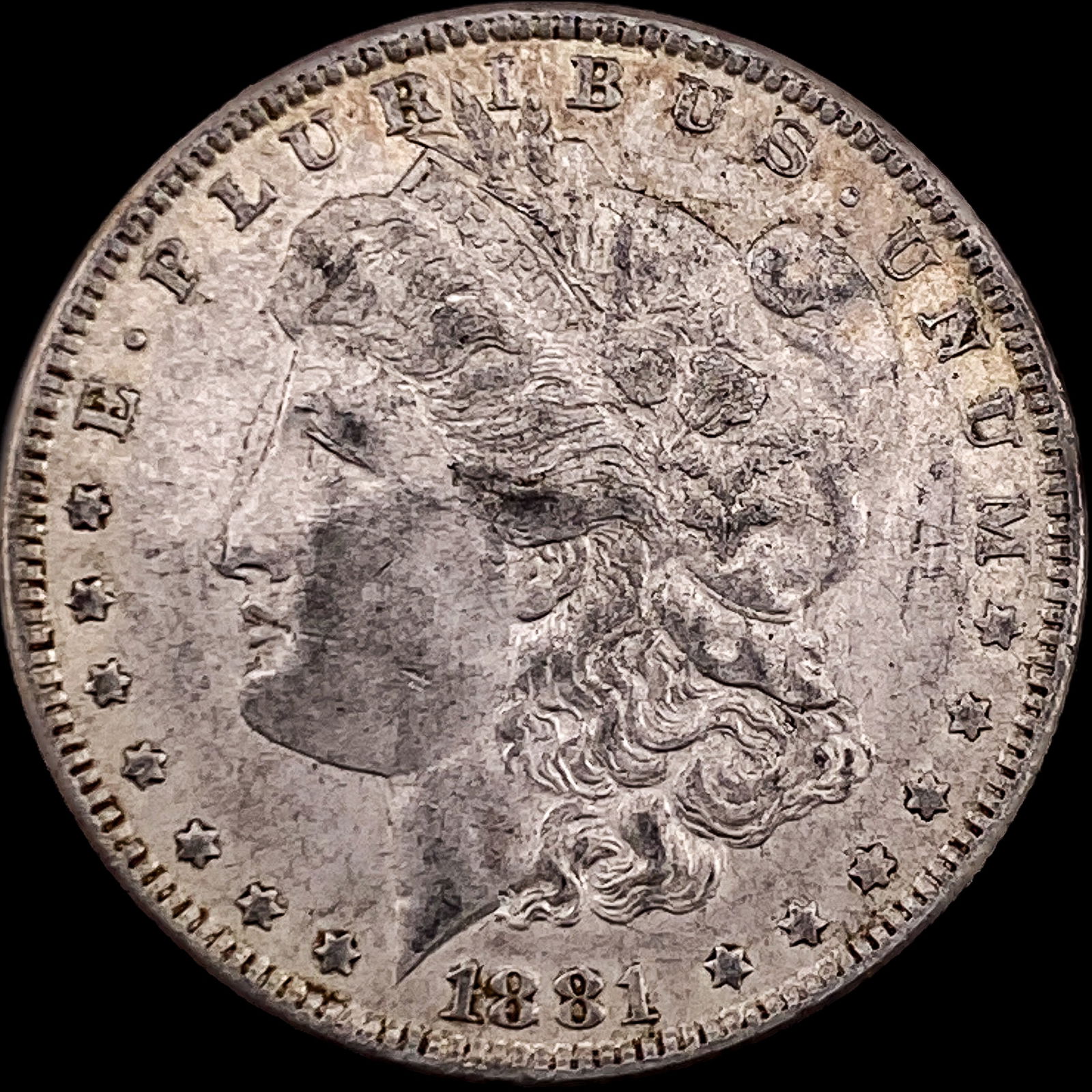 1881-O Silver Morgan Dollar CLOSELY  UNCIRCULATED (1 of 2)