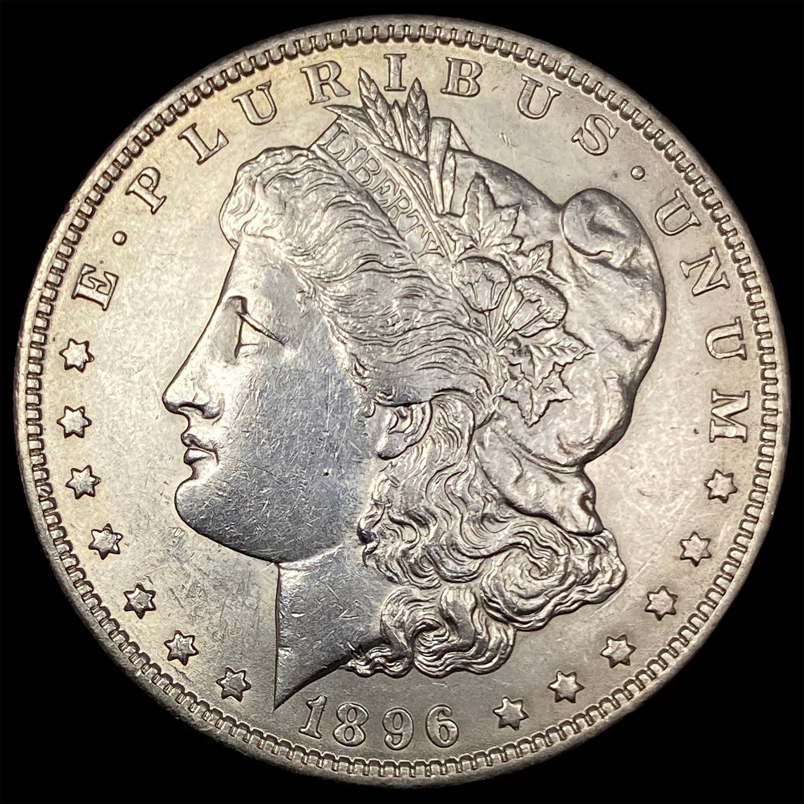 1896-O Silver Morgan Dollar CLOSELY  UNCIRCULATED (1 of 2)