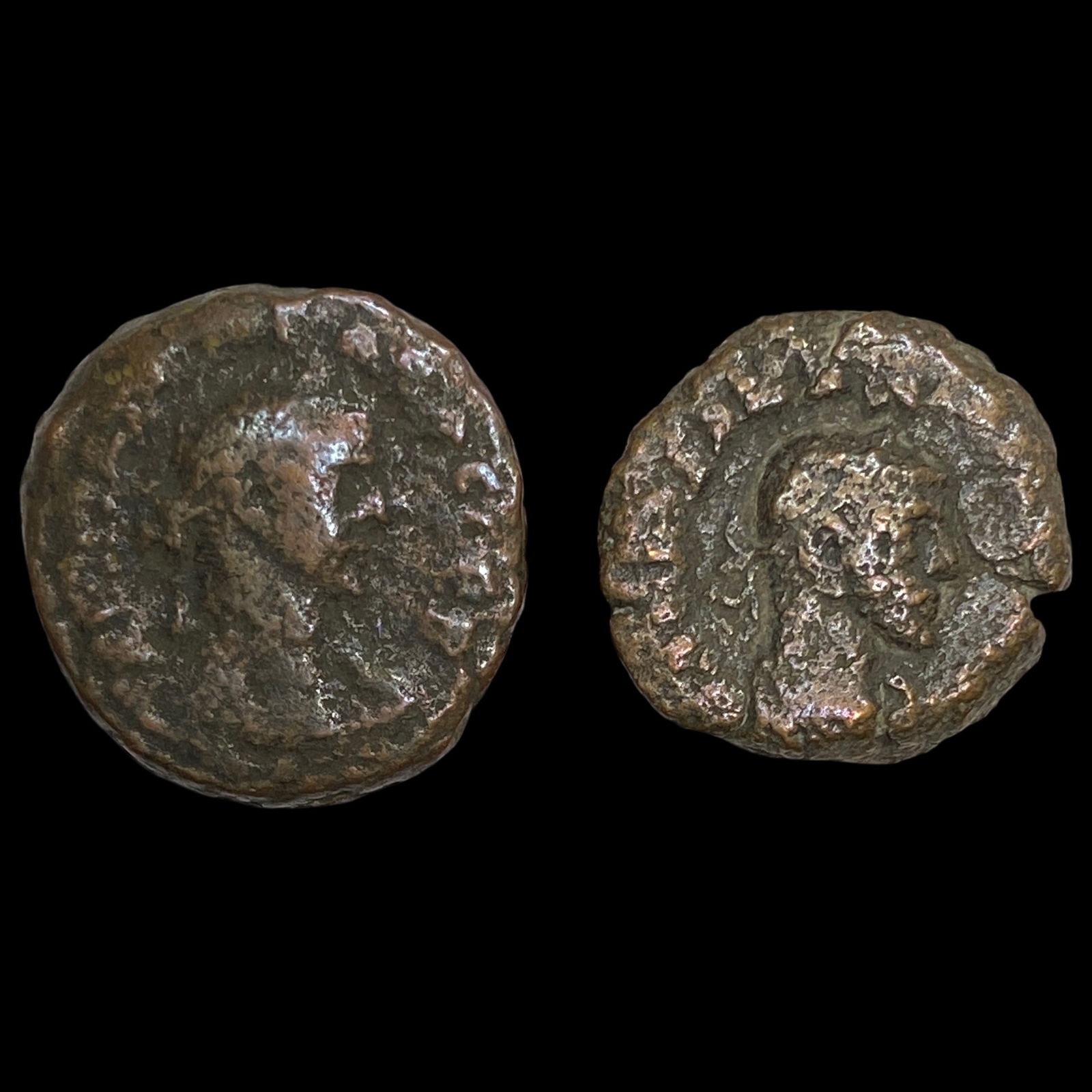 [2 Coins] 235-284 AD Roman Egypt BI Tetradrachm NEARLY UNCIRCULATED (1 of 2)