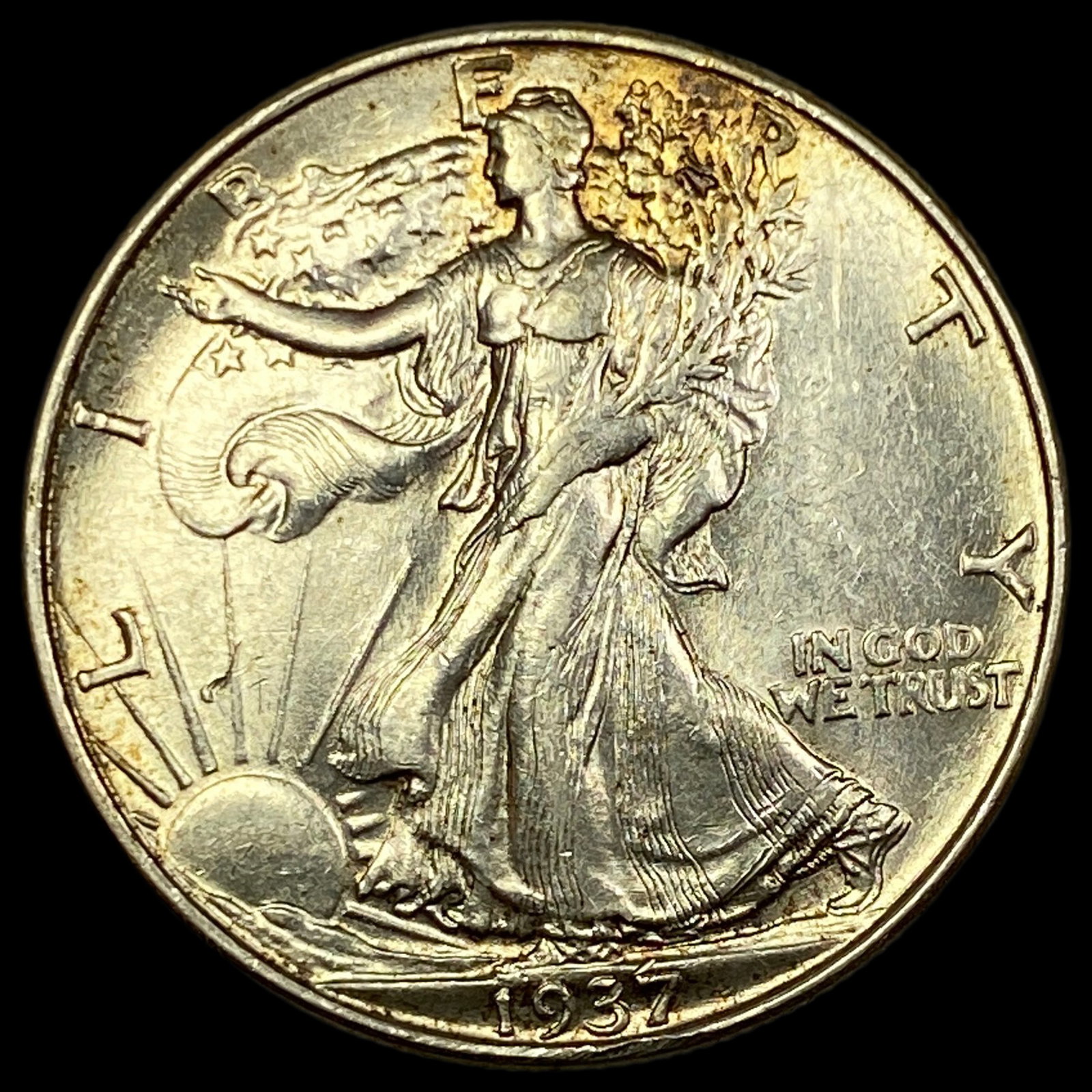 1937 Walking Liberty Half Dollar UNCIRCULATED: 1937 Walking Liberty Half Dollar UNCIRCULATED