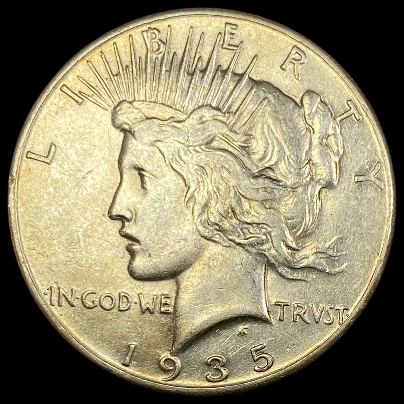 1935 Silver Peace Dollar NEARLY UNCIRCULATED: 1935 Silver Peace Dollar NEARLY UNCIRCULATED
