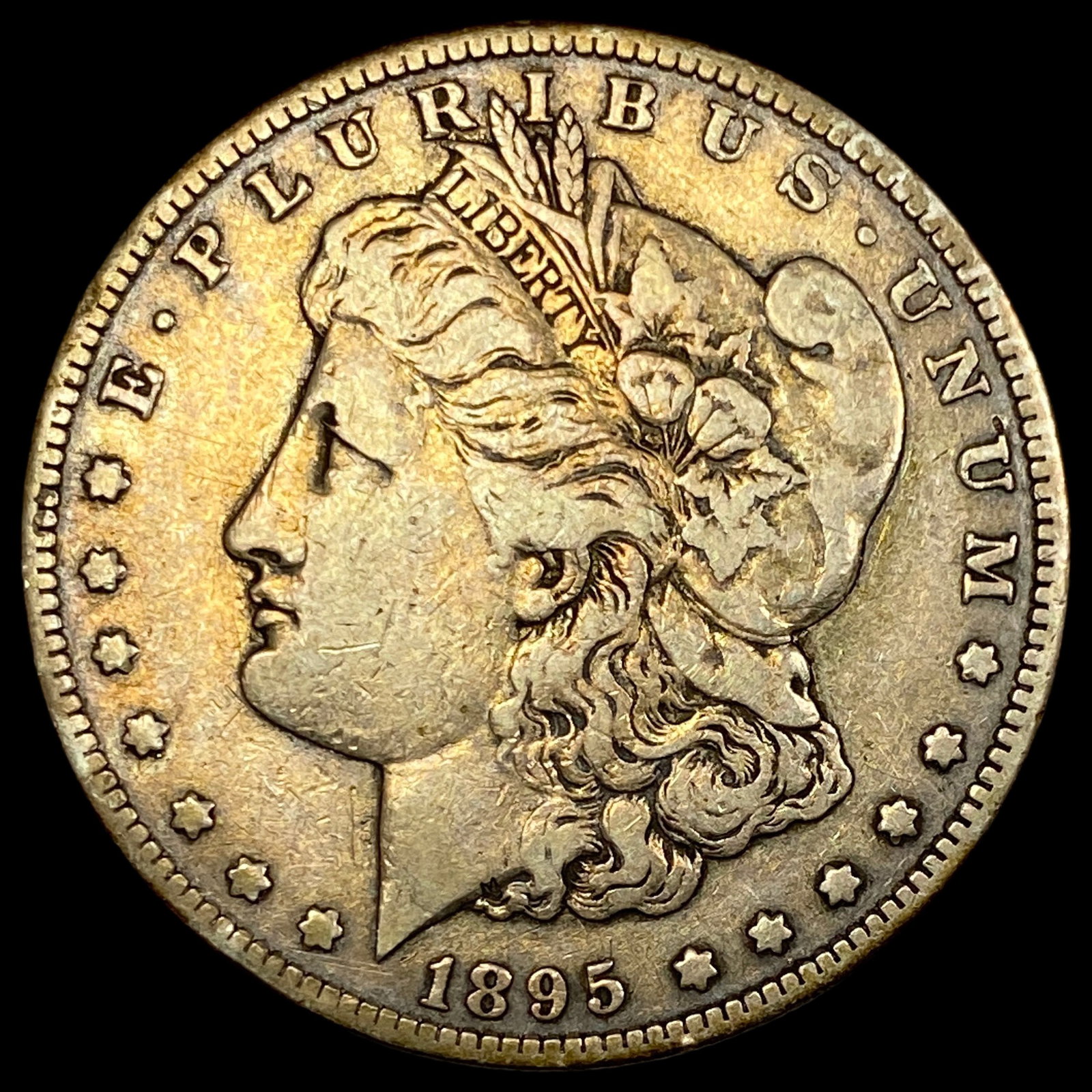 1895-S Silver Morgan Dollar ABOUT UNCIRCULATED: 1895-S Silver Morgan Dollar ABOUT UNCIRCULATED