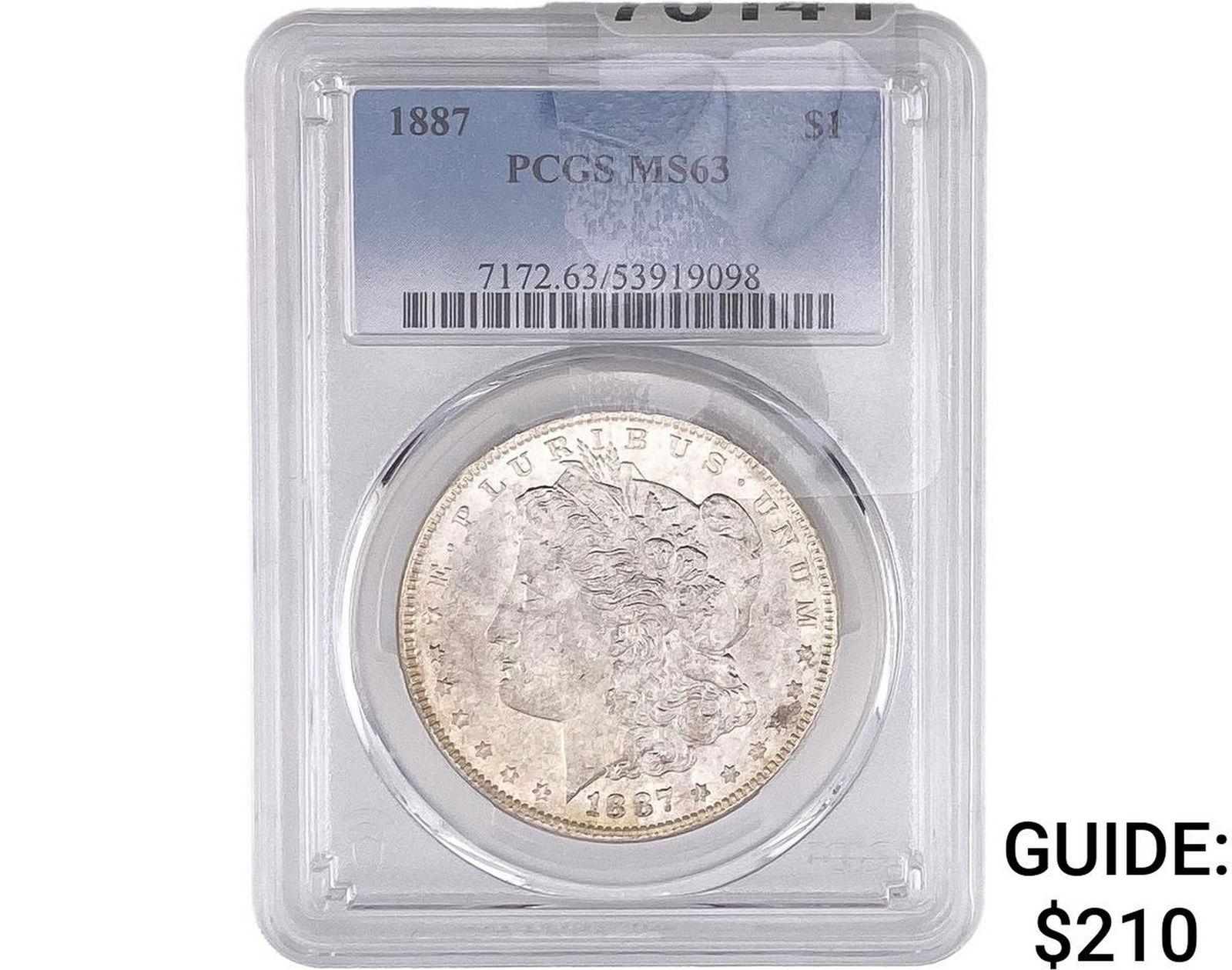 1887 Morgan Silver Dollar PCGS MS63 (1 of 2)