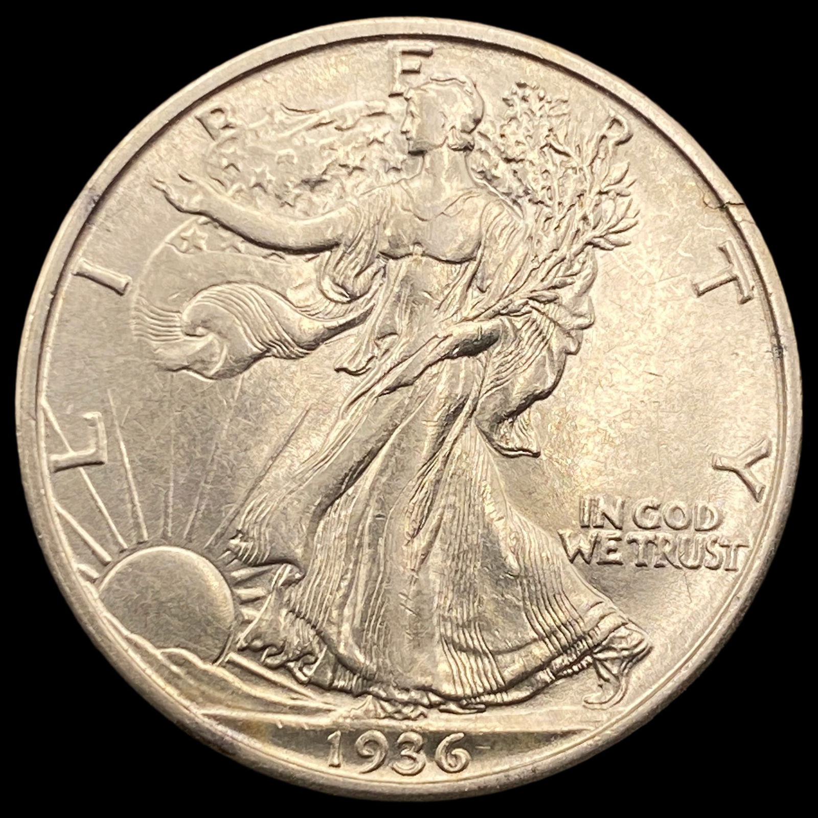 1936-D Walking Liberty Half Dollar UNCIRCULATED (1 of 2)
