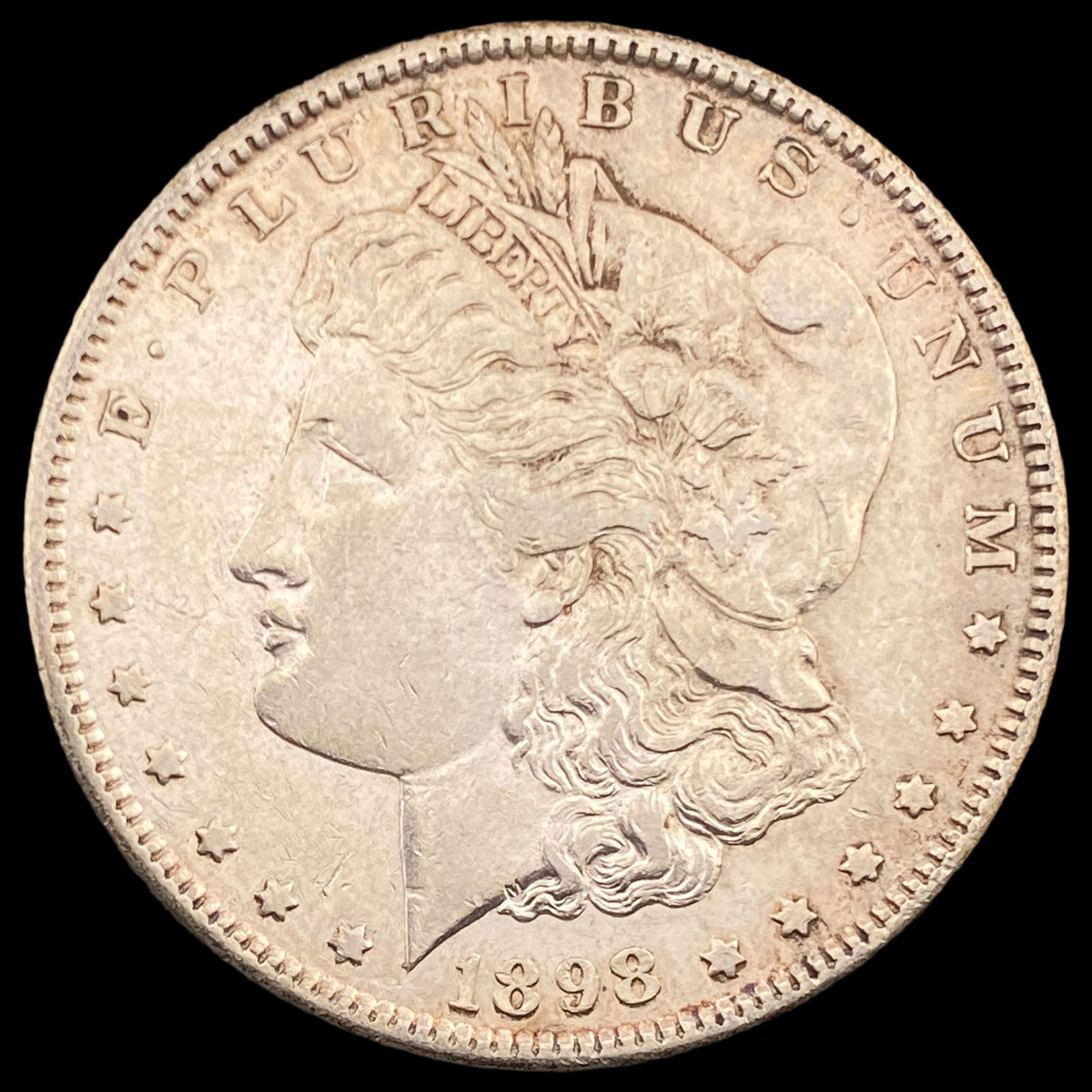 1898-S Silver Morgan Dollar CLOSELY UNCIRCULATED (1 of 2)