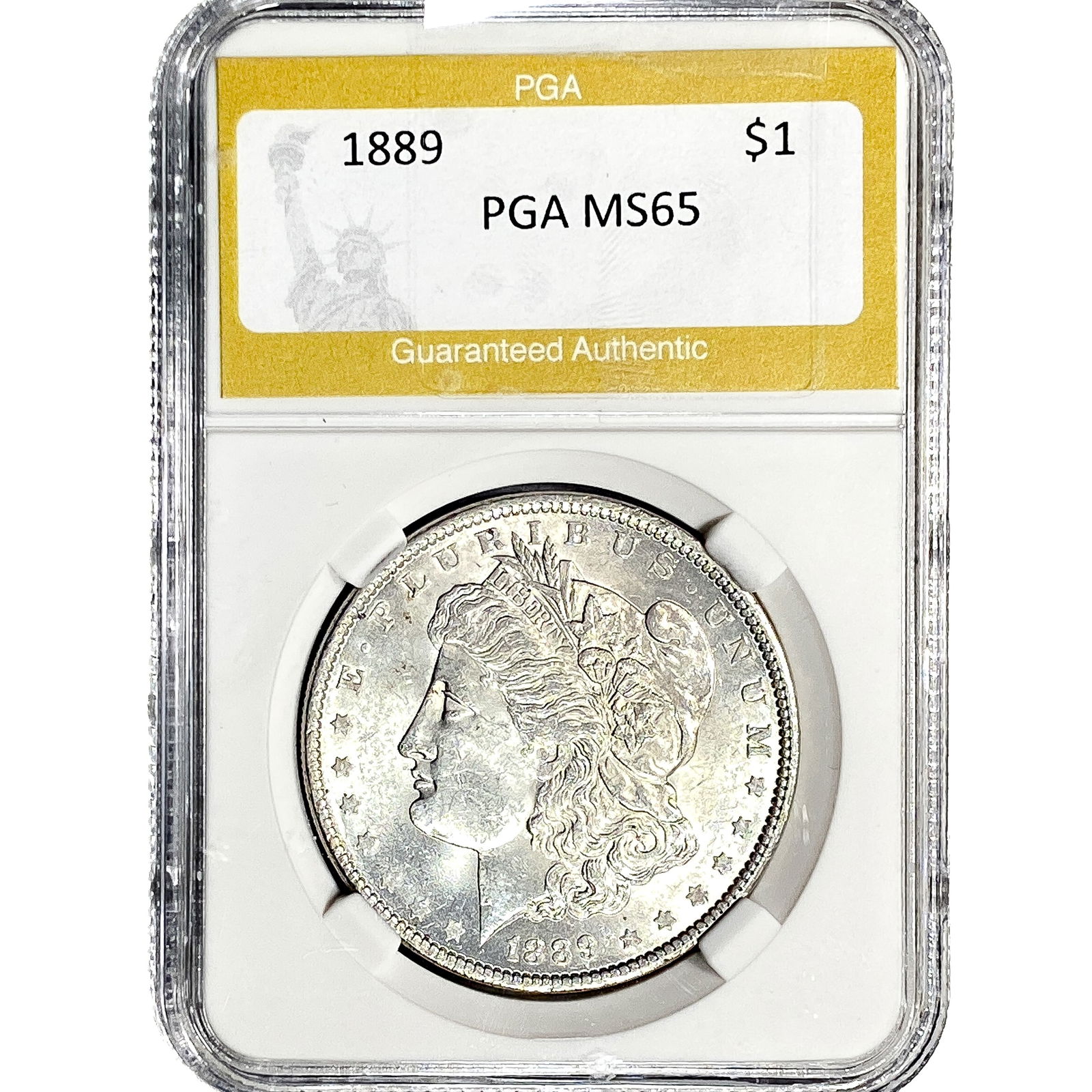 1889 Morgan Silver Dollar PGA MS65 (1 of 2)